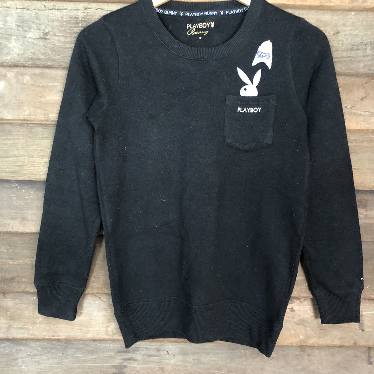 Playboy Playboy Bunny Black Sweatshirt #5623 Size S / US 4 / IT 40 - 8 Thumbnail