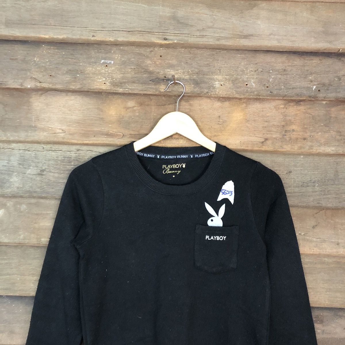 Playboy Playboy Bunny Black Sweatshirt #5623 Size S / US 4 / IT 40 - 9 Thumbnail