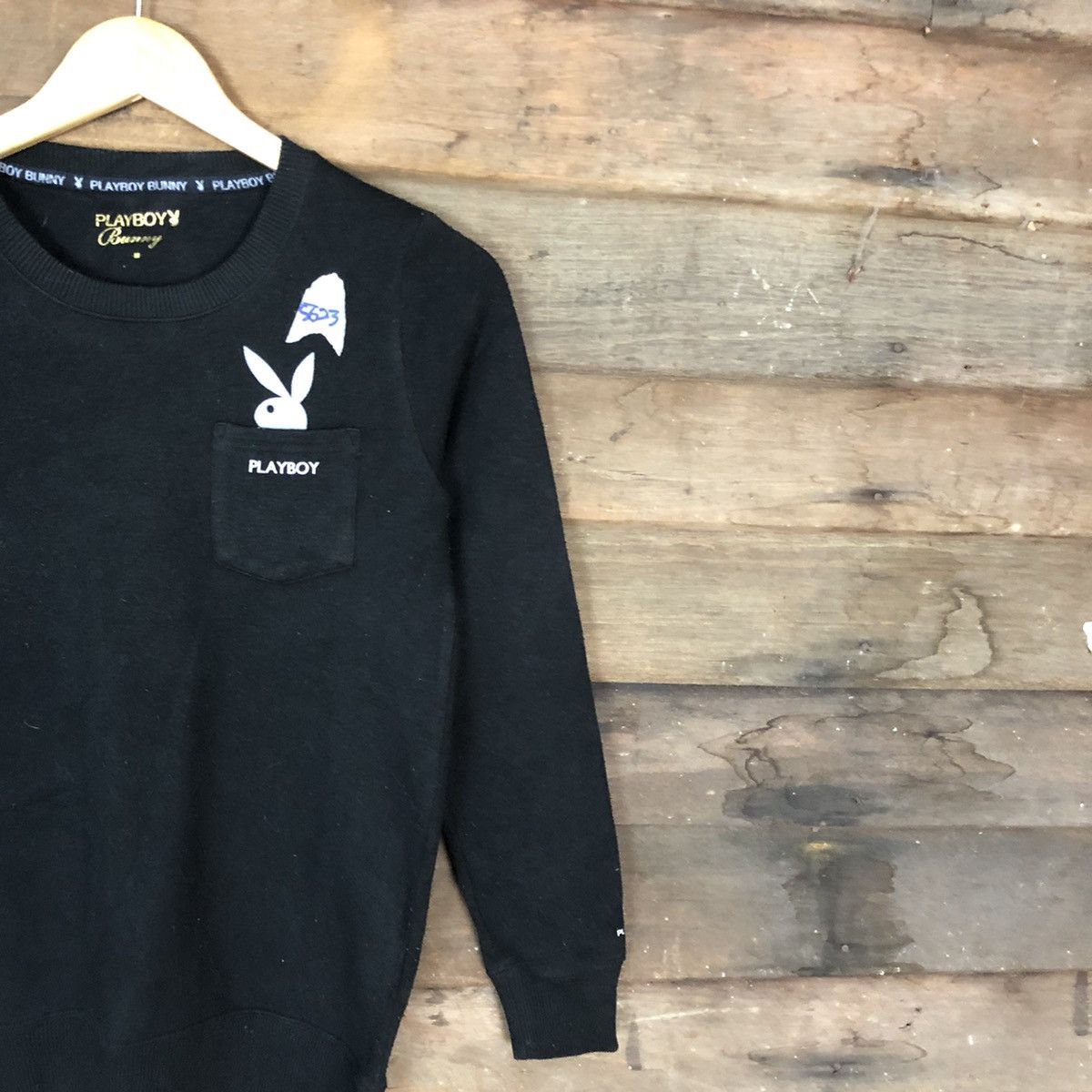 Playboy Playboy Bunny Black Sweatshirt #5623 Size S / US 4 / IT 40 - 5 Thumbnail