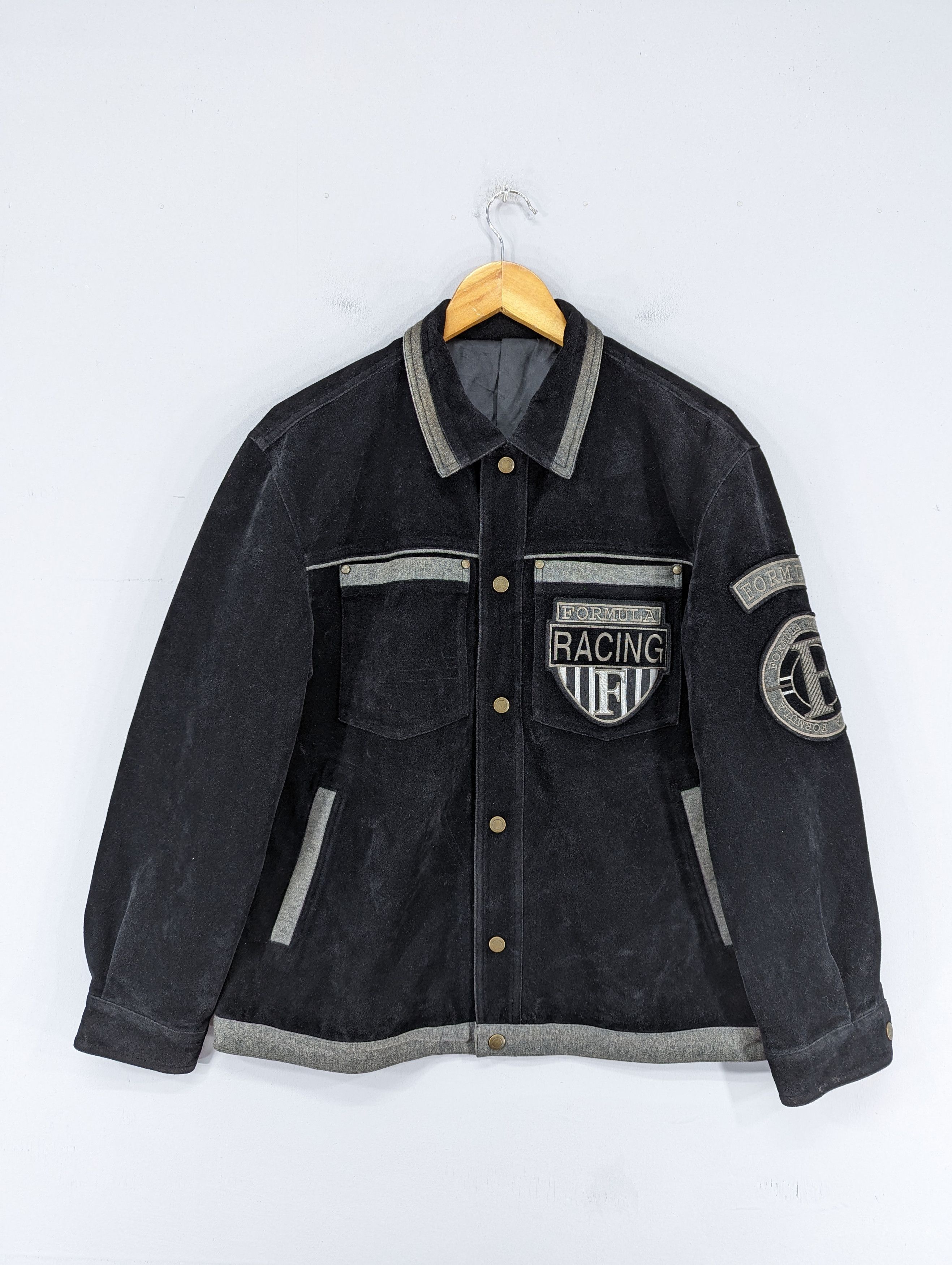 Formula 1 × Vintage 💥RARE💥Vintage 90s Formula Racing Button Ups Jacket Size US M / EU 48-50 / 2 - 1 Thumbnail