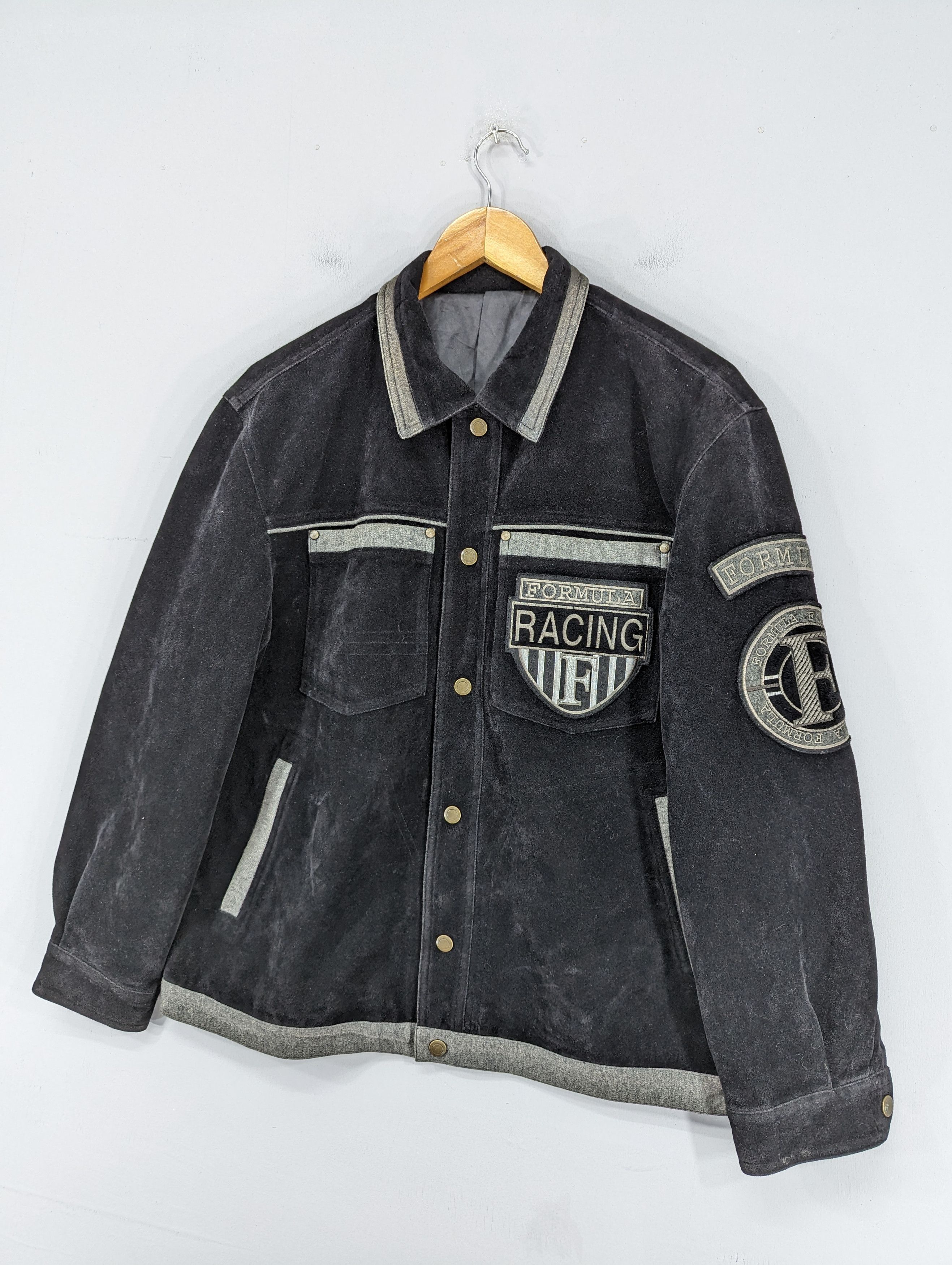 Formula 1 × Vintage 💥RARE💥Vintage 90s Formula Racing Button Ups Jacket Size US M / EU 48-50 / 2 - 3 Thumbnail
