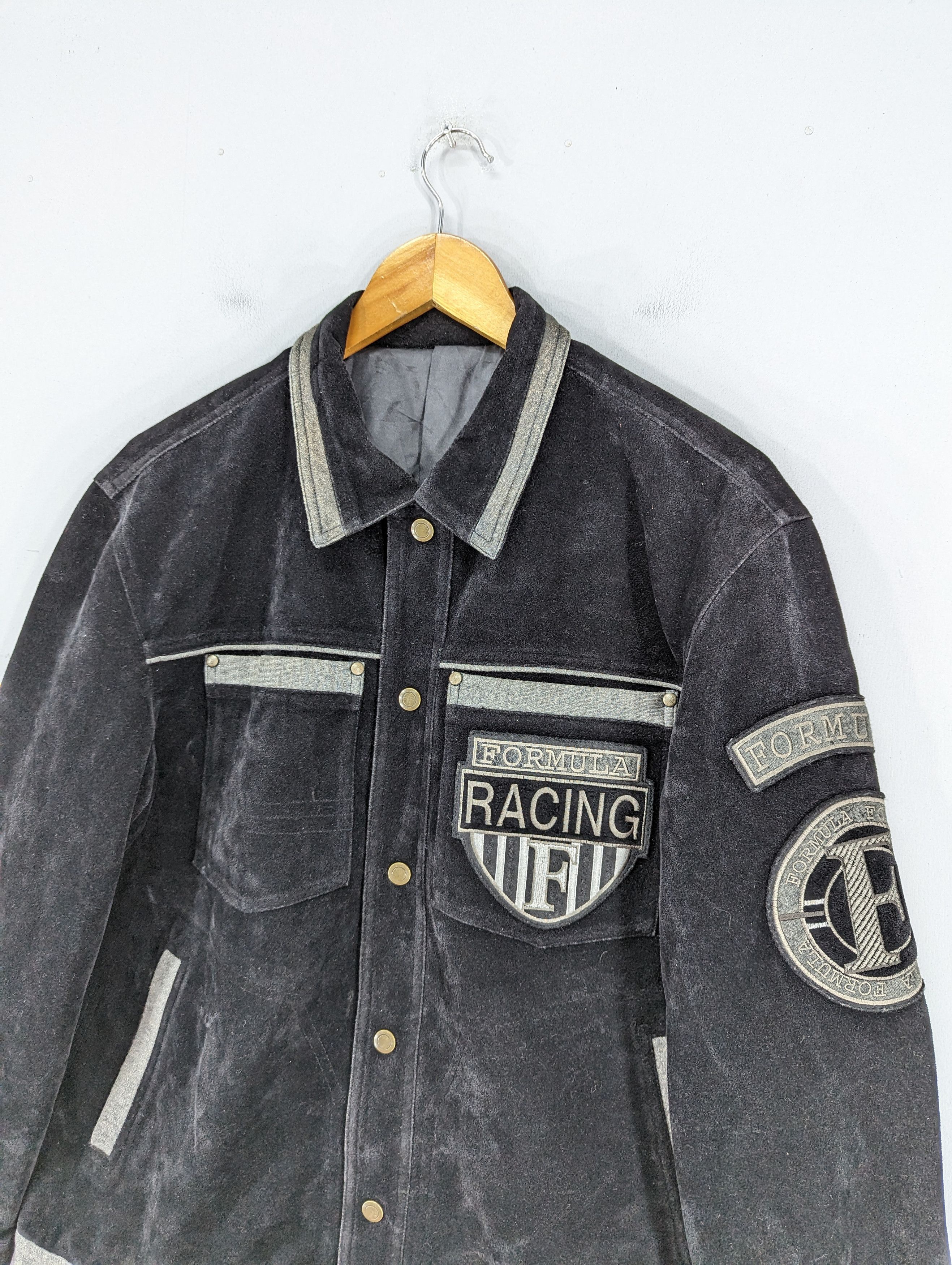 Formula 1 × Vintage 💥RARE💥Vintage 90s Formula Racing Button Ups Jacket Size US M / EU 48-50 / 2 - 2 Thumbnail