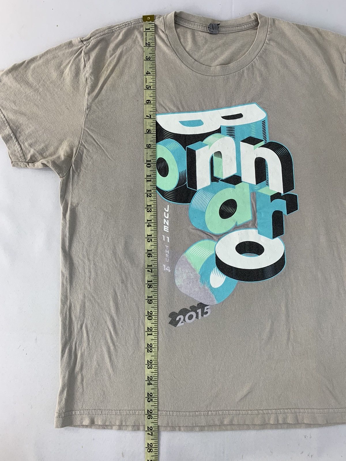 Vintage Bonnaroo Music And Art Festival Tour 2014 Band List Up Tee Size US M / EU 48-50 / 2 - 7 Thumbnail