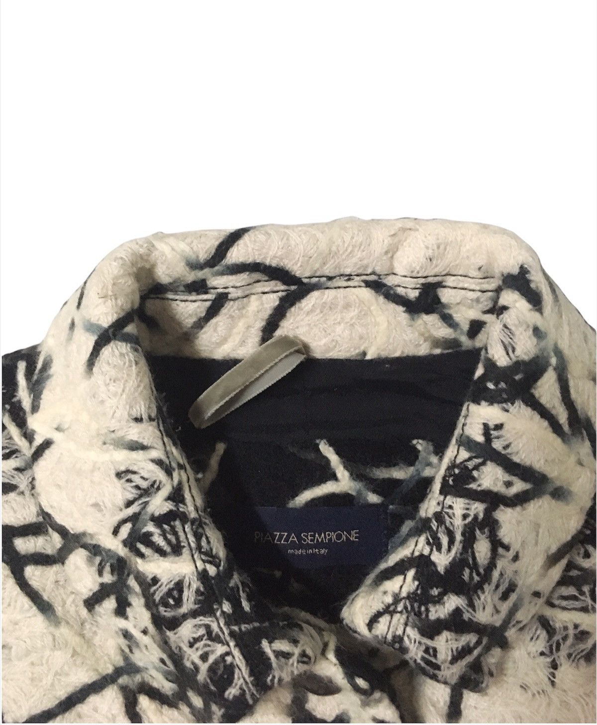 Vintage 🔥Piazza Sempione Rare Pattern Wool Button Shirts Size S / US 4 / IT 40 - 7 Thumbnail