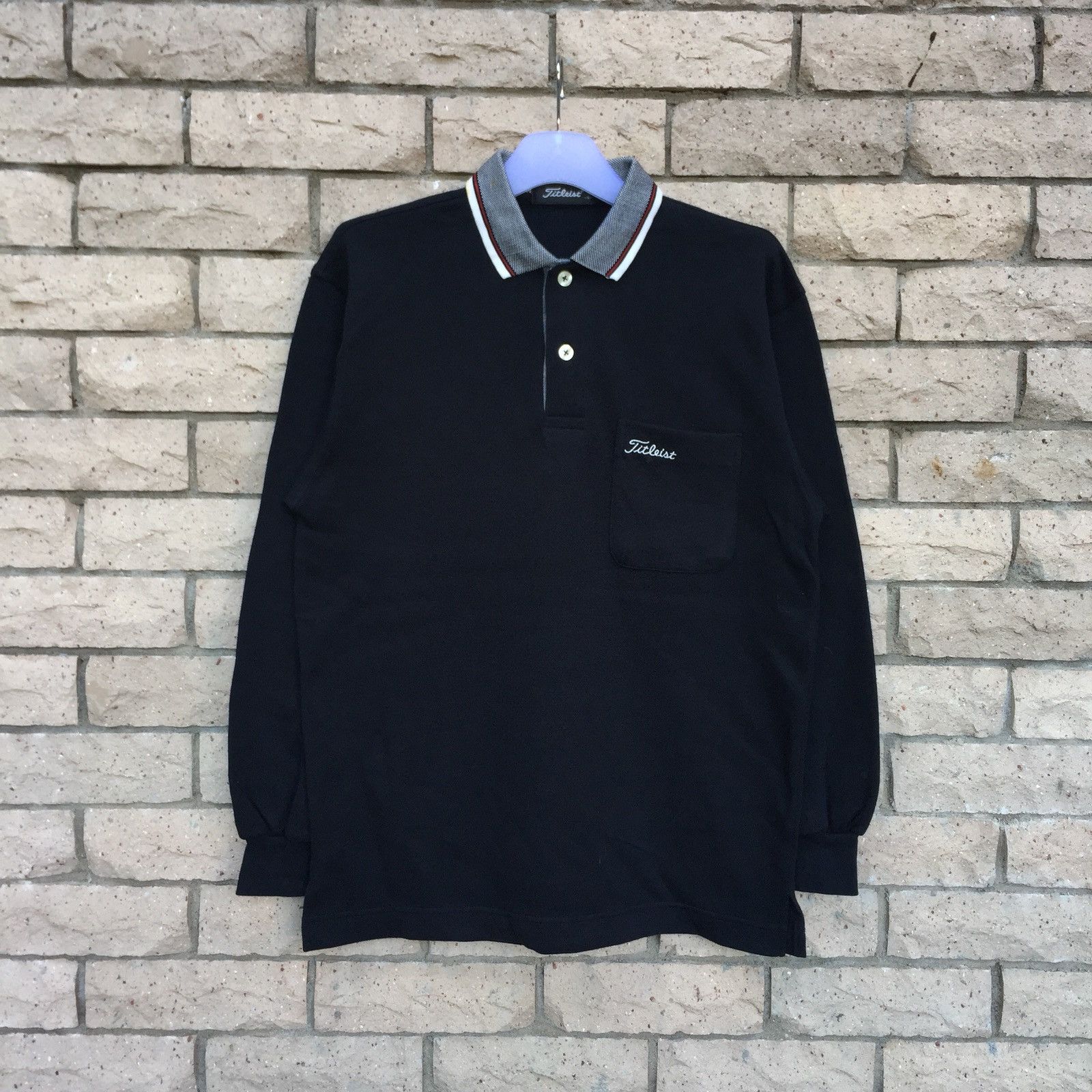 Titleist TITLEIST Long Sleeve Polo Shirt Small Logo.. | Grailed