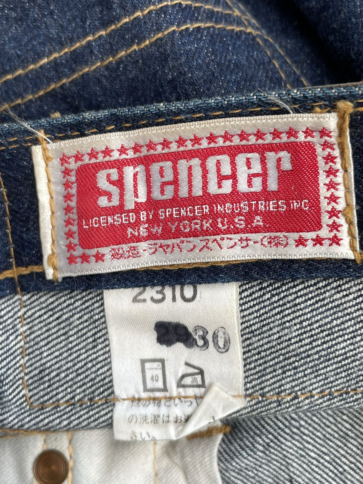 Japanese Brand Vintage 80’s Spencer Denim Size US 30 / EU 46 - 17 Thumbnail