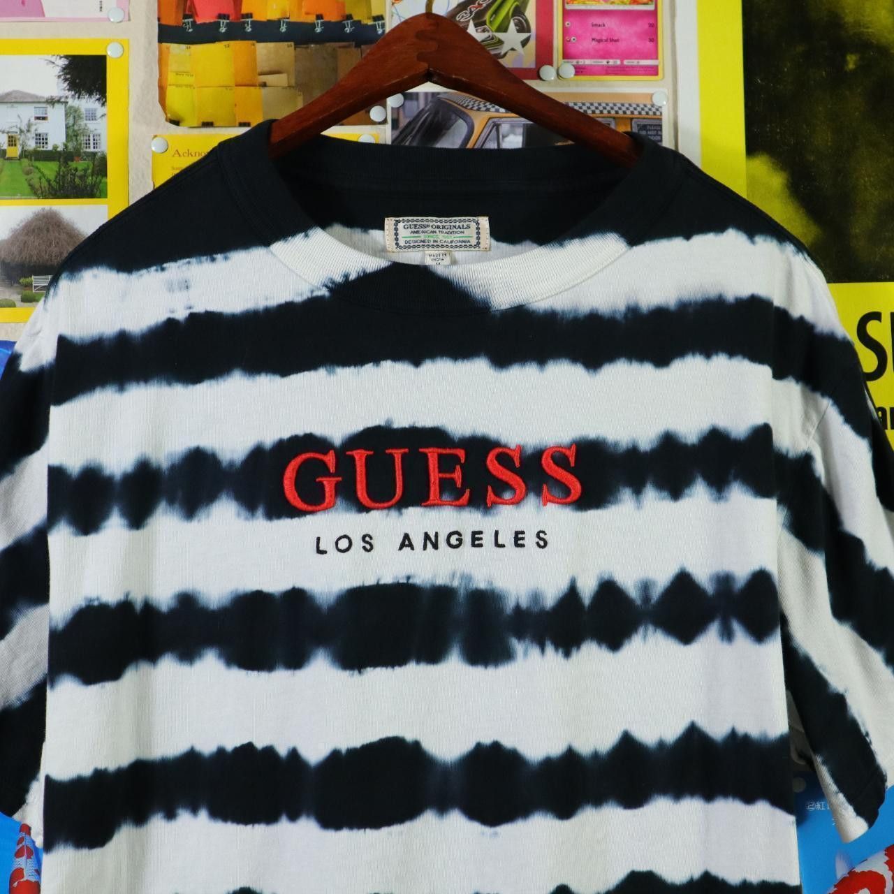 Guess Essential Guess Striped Tie Dye T-shirt Size US L / EU 52-54 / 3 - 2 Thumbnail