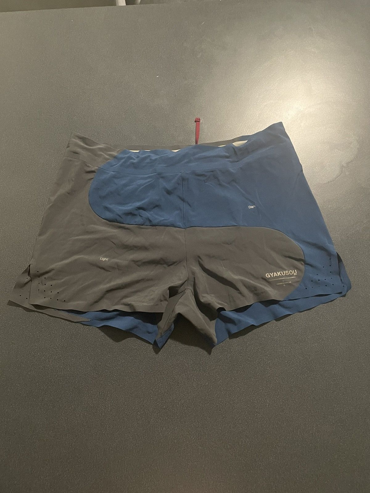 image of Gyakusou - Spring 2014 Red/blue Shorts, Men's (Size 34)