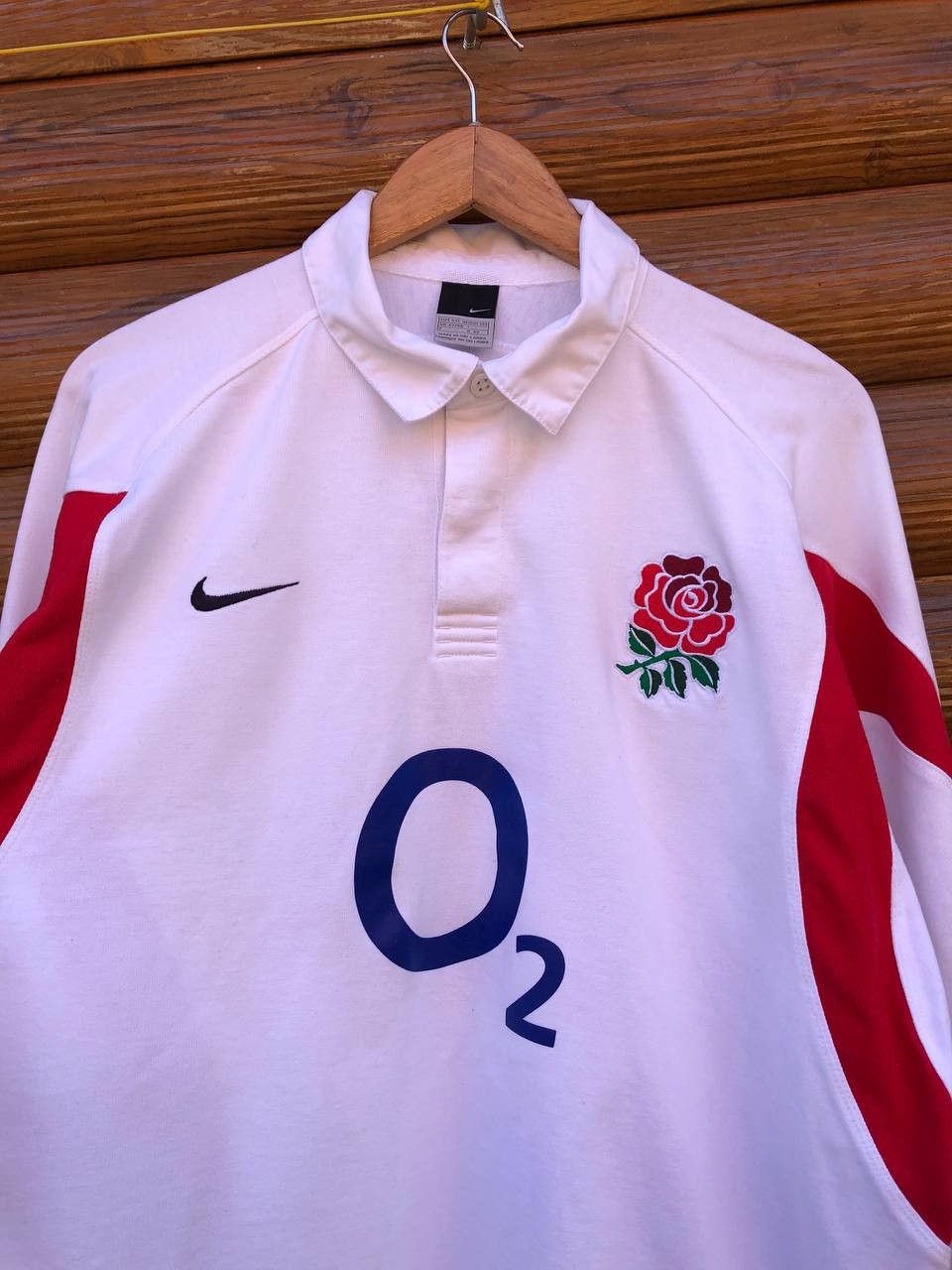 Nike Vintage England Rugby Union Nike Home Shirt Jersey Size US XXL / EU 58 / 5 - 2 Thumbnail
