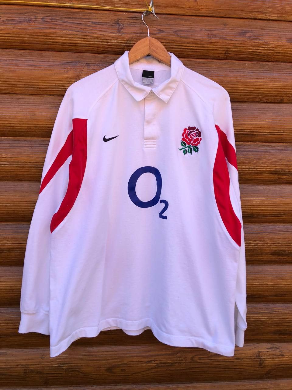 Nike Vintage England Rugby Union Nike Home Shirt Jersey Size US XXL / EU 58 / 5 - 1 Thumbnail