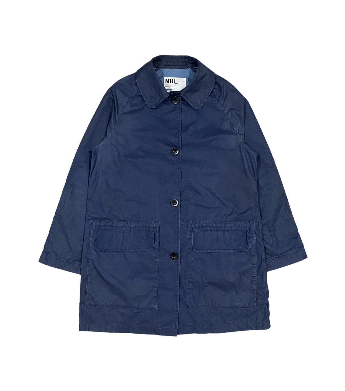 Vtg🔥MHL Margaret Howell Blue Parka Hoodies Jacket
