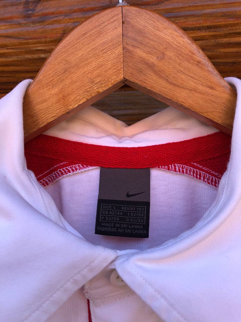 Nike × Vintage Vintage England Rugby Union Nike Home Shirt Jersey Size US L / EU 52-54 / 3 - 3 Thumbnail