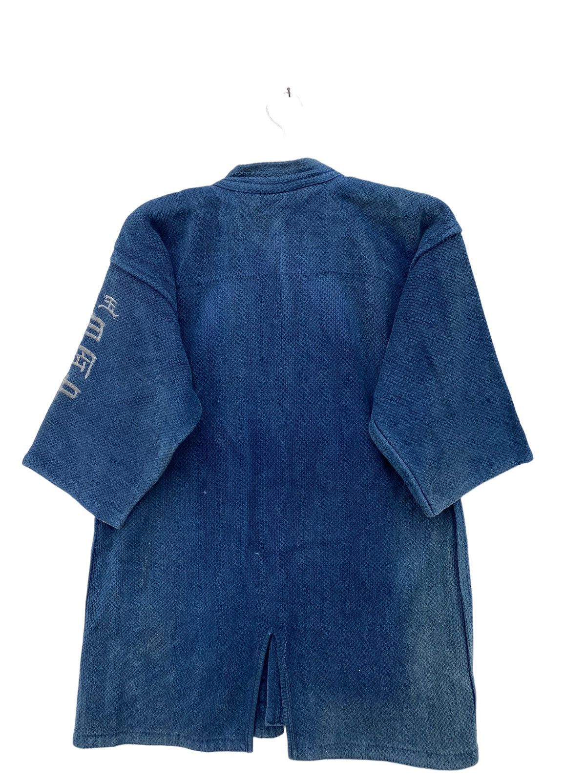 Japanese Brand Vintage Kendogi by Ren-oh Indigo Sanjuro Jacket Size US M / EU 48-50 / 2 - 2 Thumbnail
