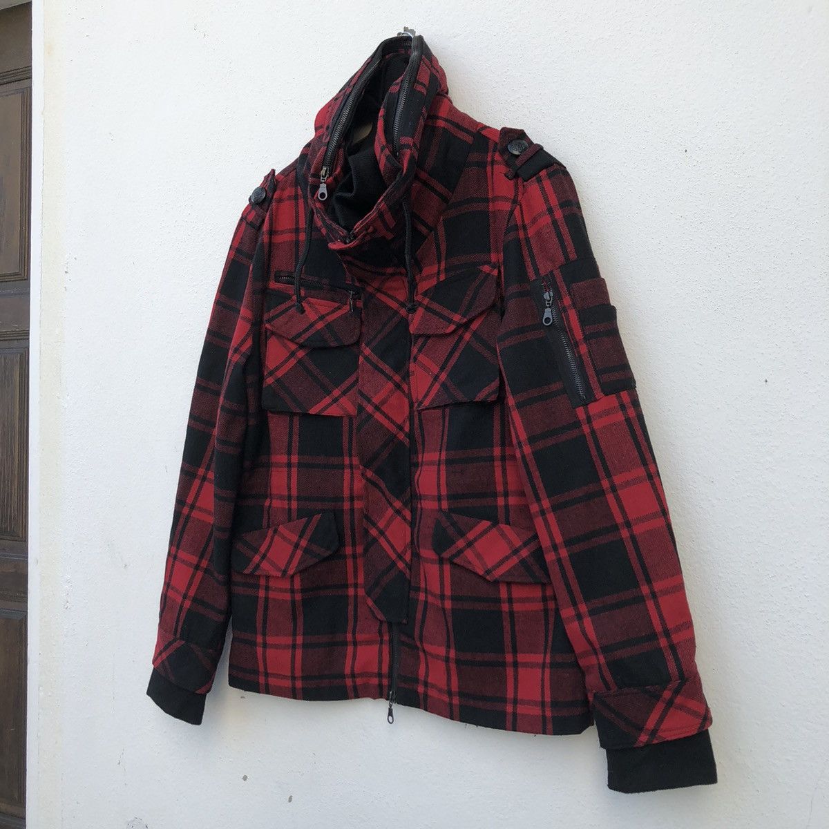 In The Attic TARTAN DESIGN PUNK STYLE IN THE ATTIC HOMME JACKET Size US L / EU 52-54 / 3 - 2 Thumbnail
