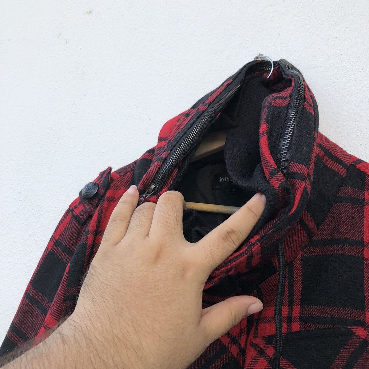 In The Attic TARTAN DESIGN PUNK STYLE IN THE ATTIC HOMME JACKET Size US L / EU 52-54 / 3 - 6 Thumbnail