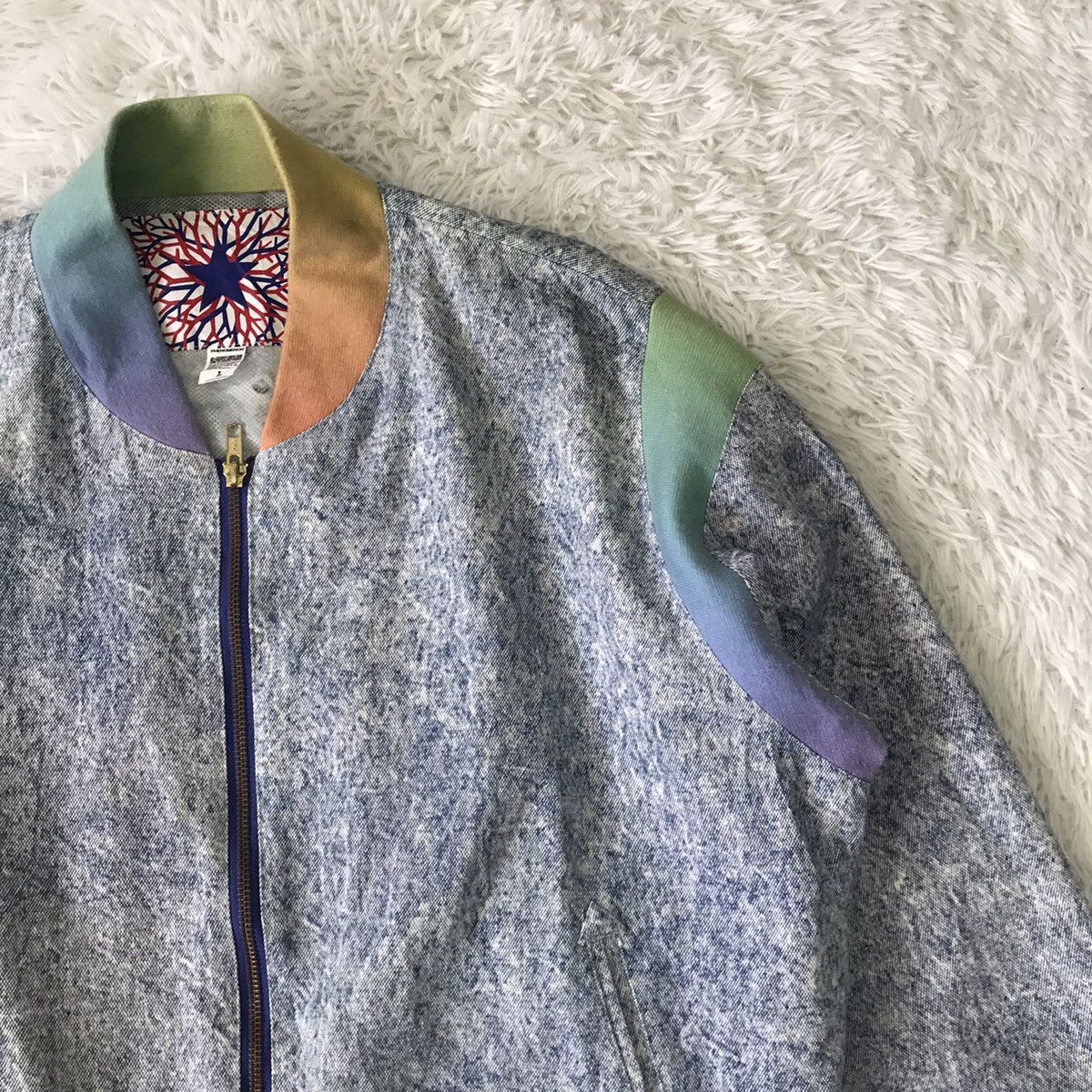 PHENOMENON Rare Phenomenon Multicolored Chemical Wash Illmatic Jacket Size US L / EU 52-54 / 3 - 5 Thumbnail