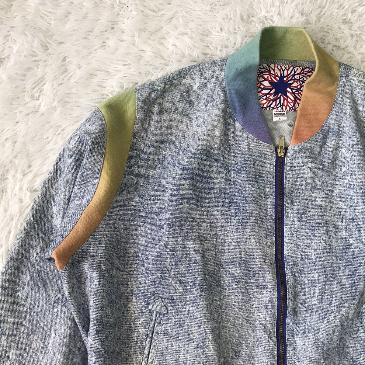 PHENOMENON Rare Phenomenon Multicolored Chemical Wash Illmatic Jacket Size US L / EU 52-54 / 3 - 6 Thumbnail