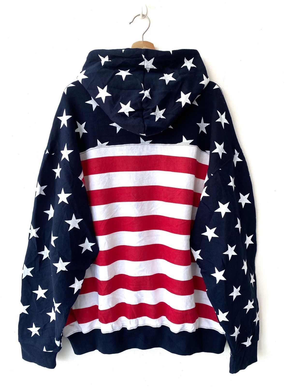 Joe's Joes Usa Embroidered Oversized Pullover Hoodies Size US XXL / EU 58 / 5 - 2 Thumbnail