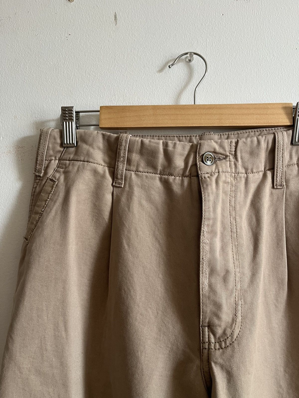Acne Studios Beige Cotton Trousers Size US 32 / EU 48 - 5 Thumbnail