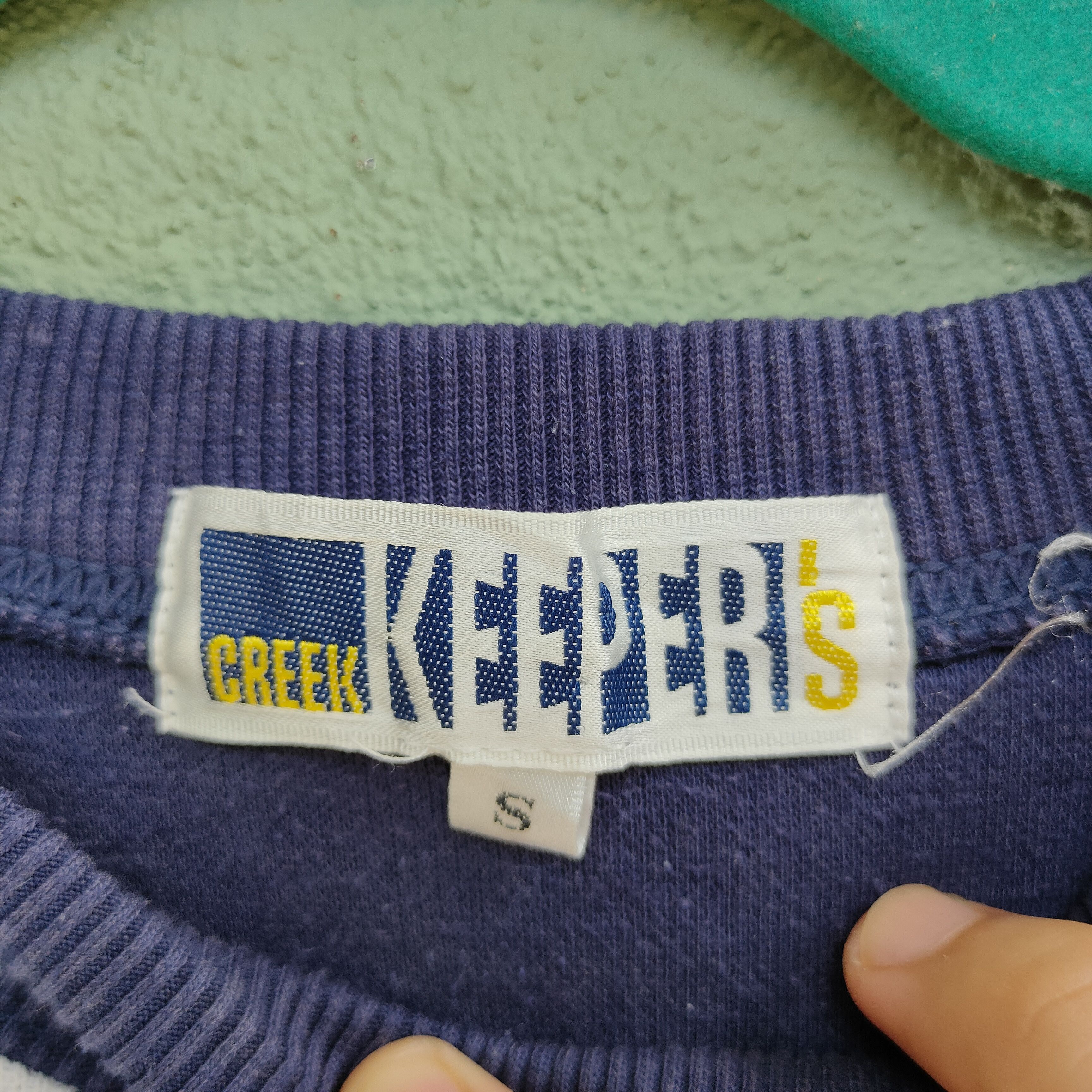 Designer Vintage Creek Keeper's Embroidery Logo Sweatshirt Jumper Size US M / EU 48-50 / 2 - 7 Thumbnail