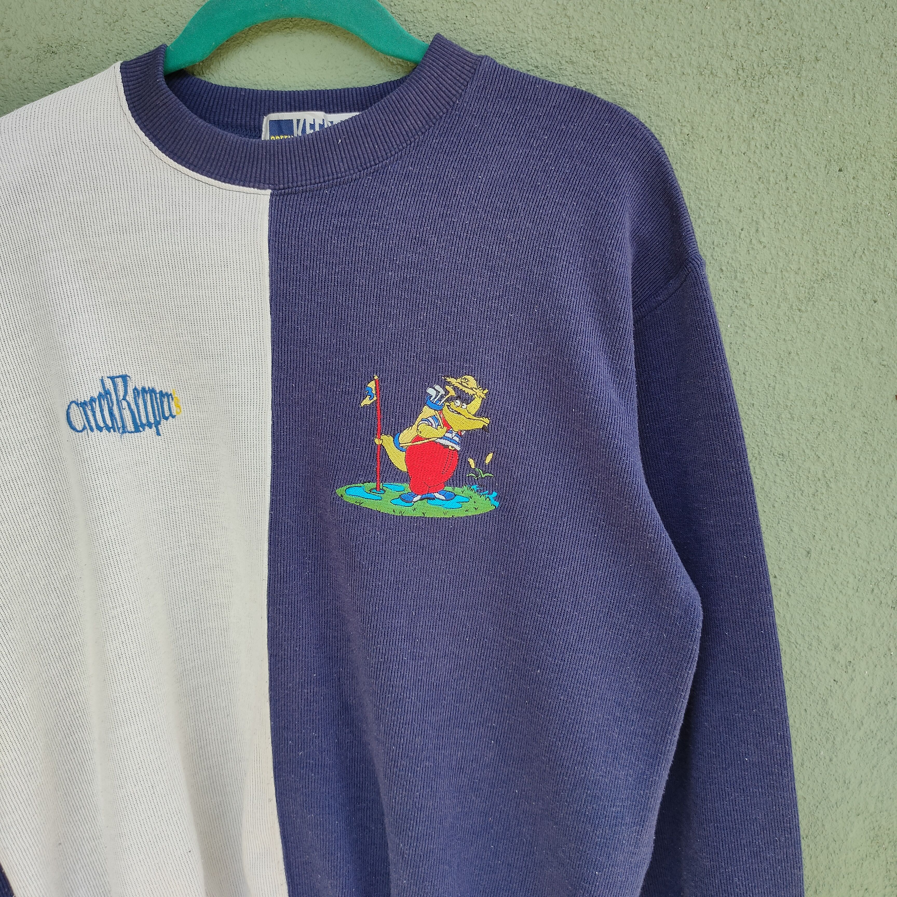 Designer Vintage Creek Keeper's Embroidery Logo Sweatshirt Jumper Size US M / EU 48-50 / 2 - 4 Thumbnail