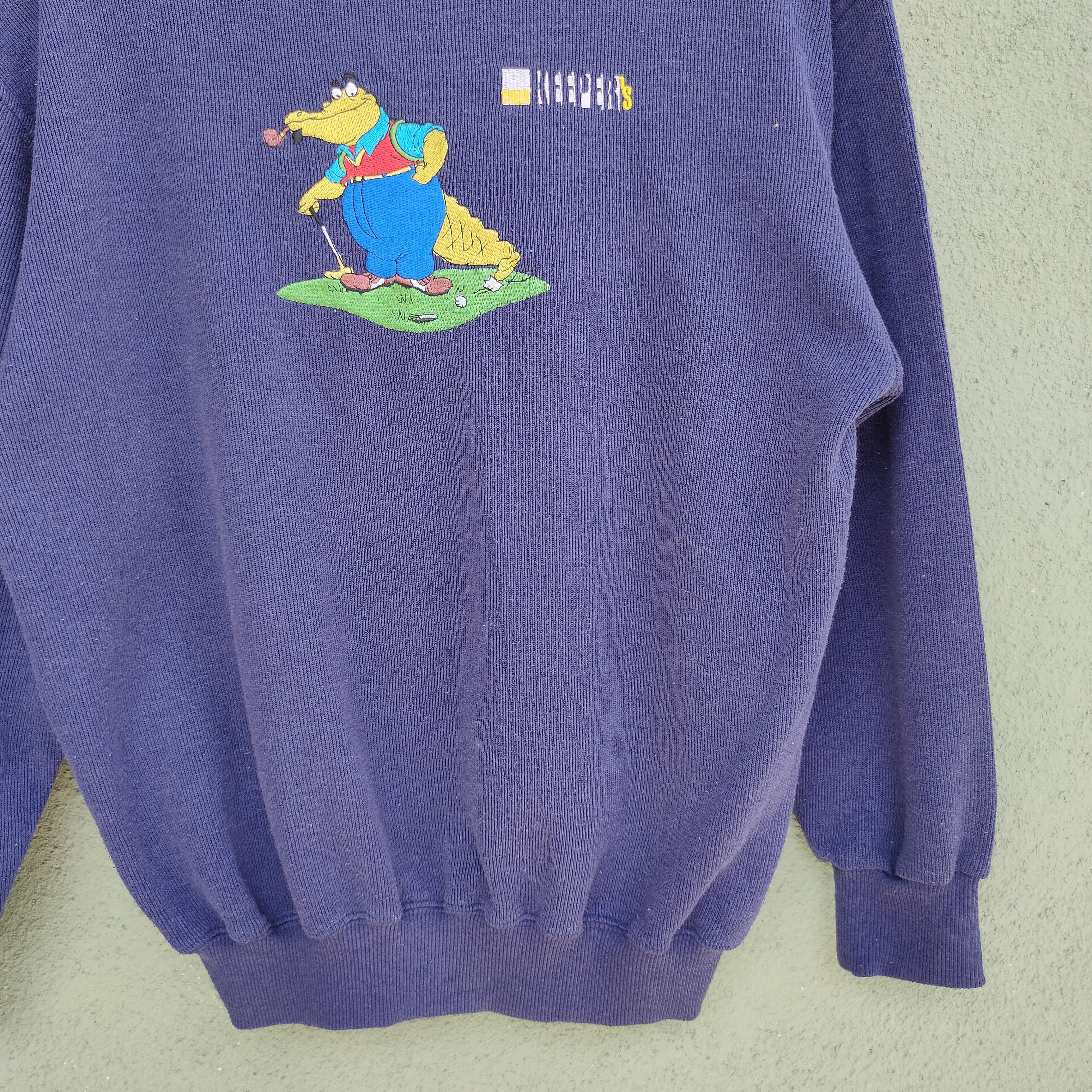Designer Vintage Creek Keeper's Embroidery Logo Sweatshirt Jumper Size US M / EU 48-50 / 2 - 10 Thumbnail