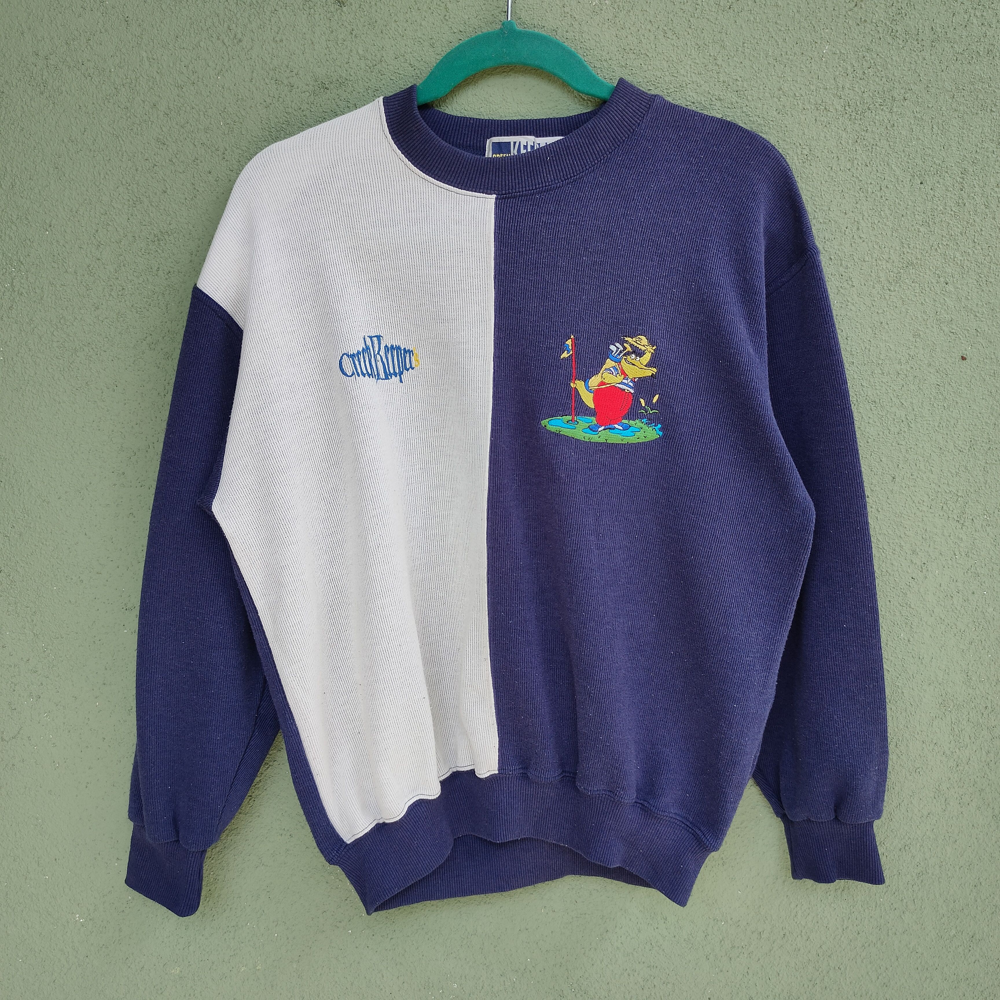 Designer Vintage Creek Keeper's Embroidery Logo Sweatshirt Jumper Size US M / EU 48-50 / 2 - 1 Thumbnail