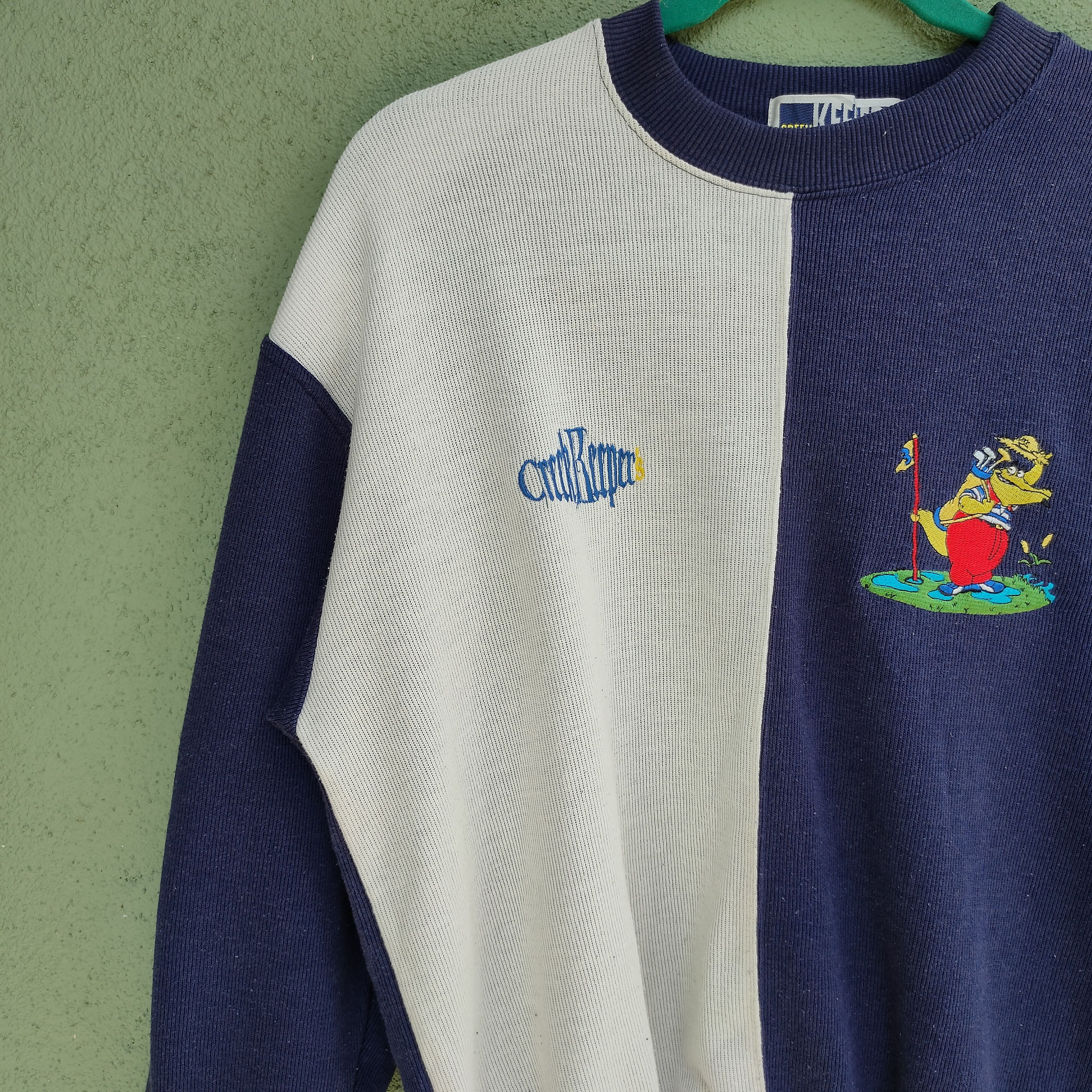 Designer Vintage Creek Keeper's Embroidery Logo Sweatshirt Jumper Size US M / EU 48-50 / 2 - 3 Thumbnail