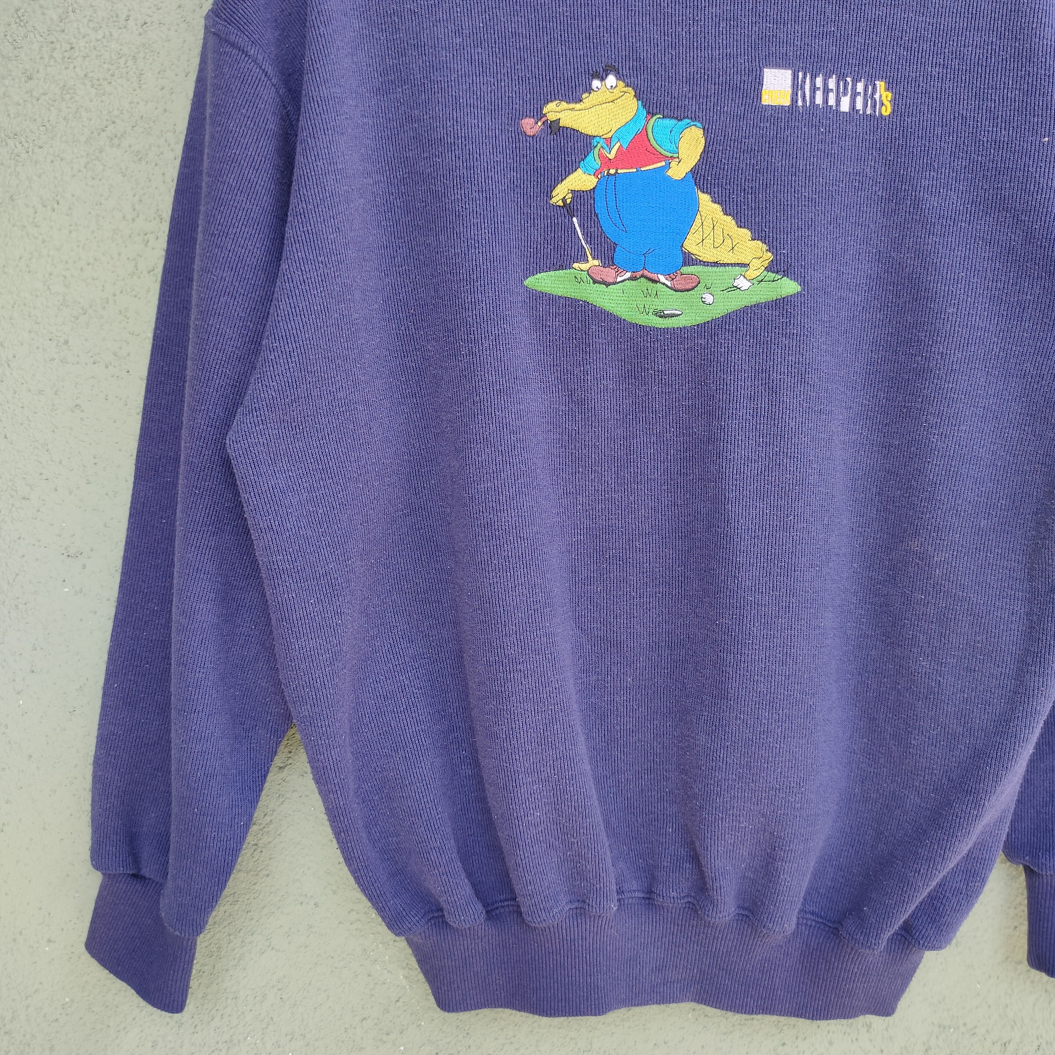 Designer Vintage Creek Keeper's Embroidery Logo Sweatshirt Jumper Size US M / EU 48-50 / 2 - 11 Thumbnail