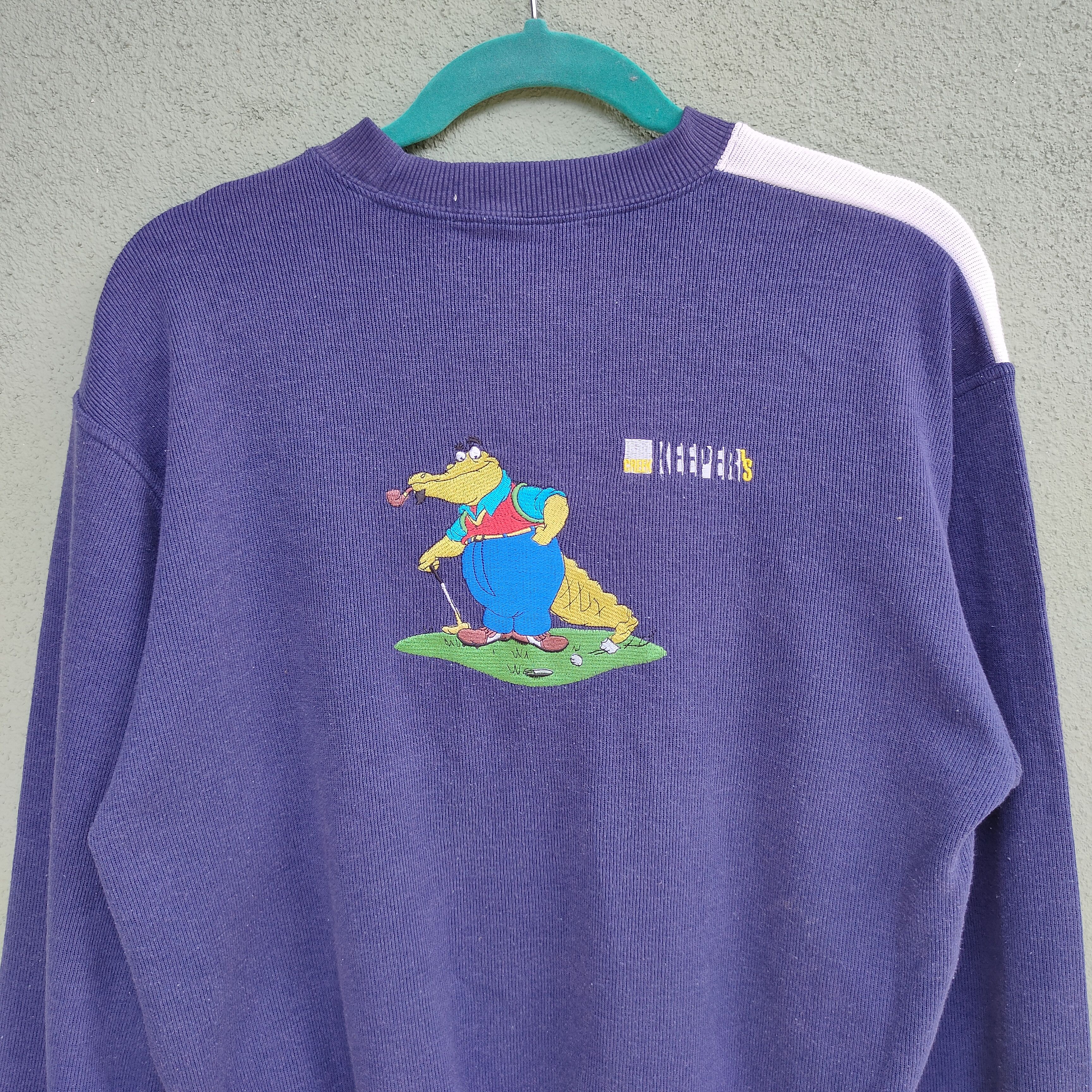 Designer Vintage Creek Keeper's Embroidery Logo Sweatshirt Jumper Size US M / EU 48-50 / 2 - 8 Thumbnail