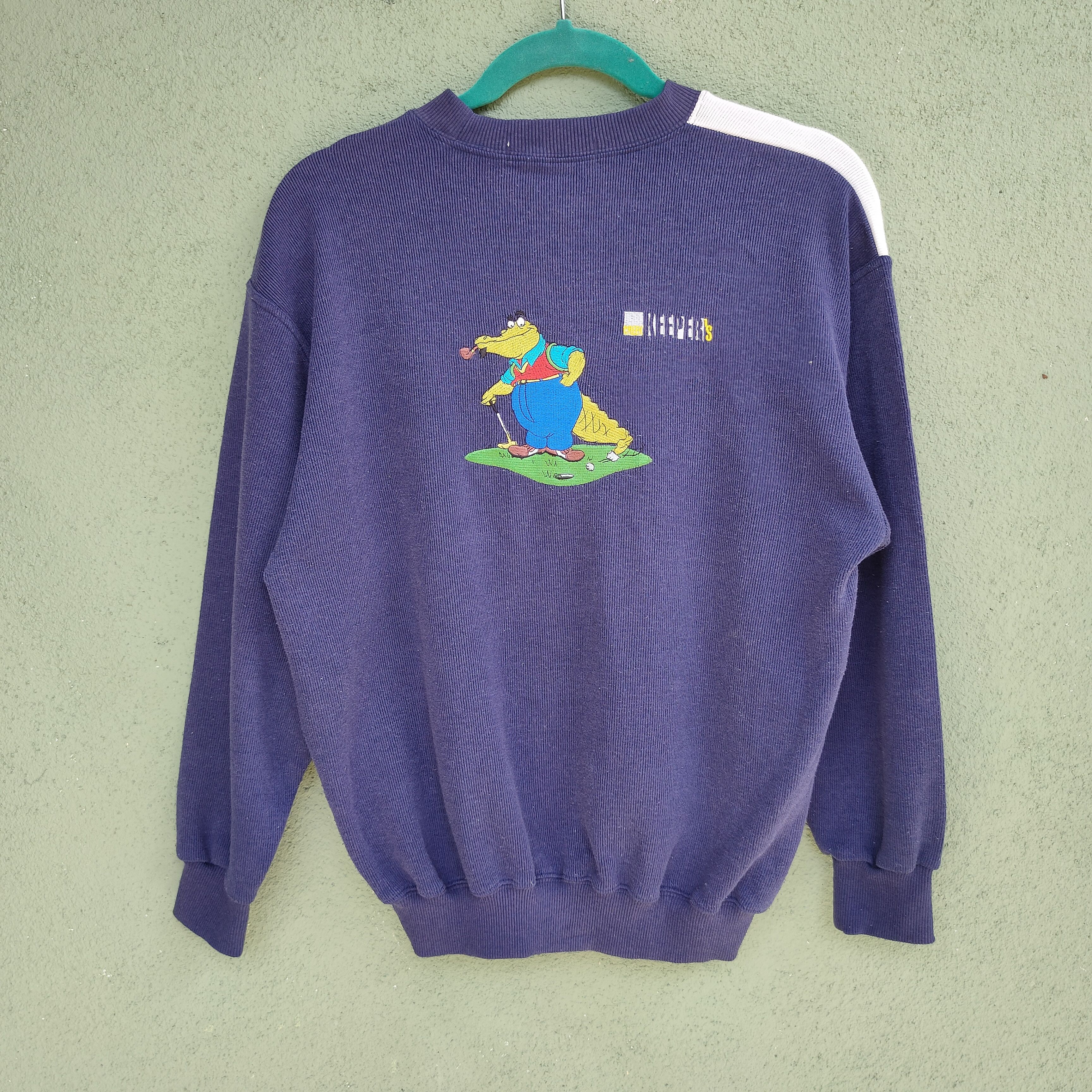Designer Vintage Creek Keeper's Embroidery Logo Sweatshirt Jumper Size US M / EU 48-50 / 2 - 9 Thumbnail