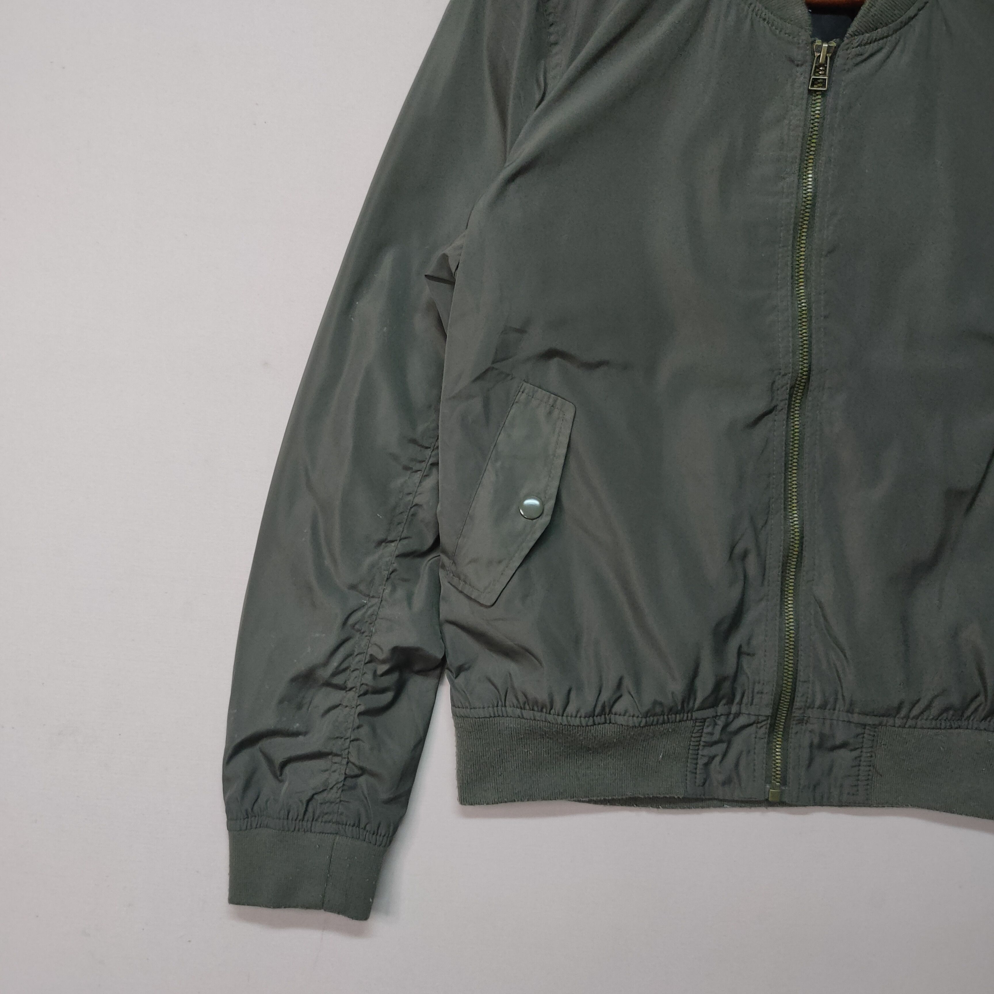 Japanese Brand VINTAGE FREE NATURE ZIPPER UPS BOMBERS JACKET Size US M / EU 48-50 / 2 - 12 Thumbnail