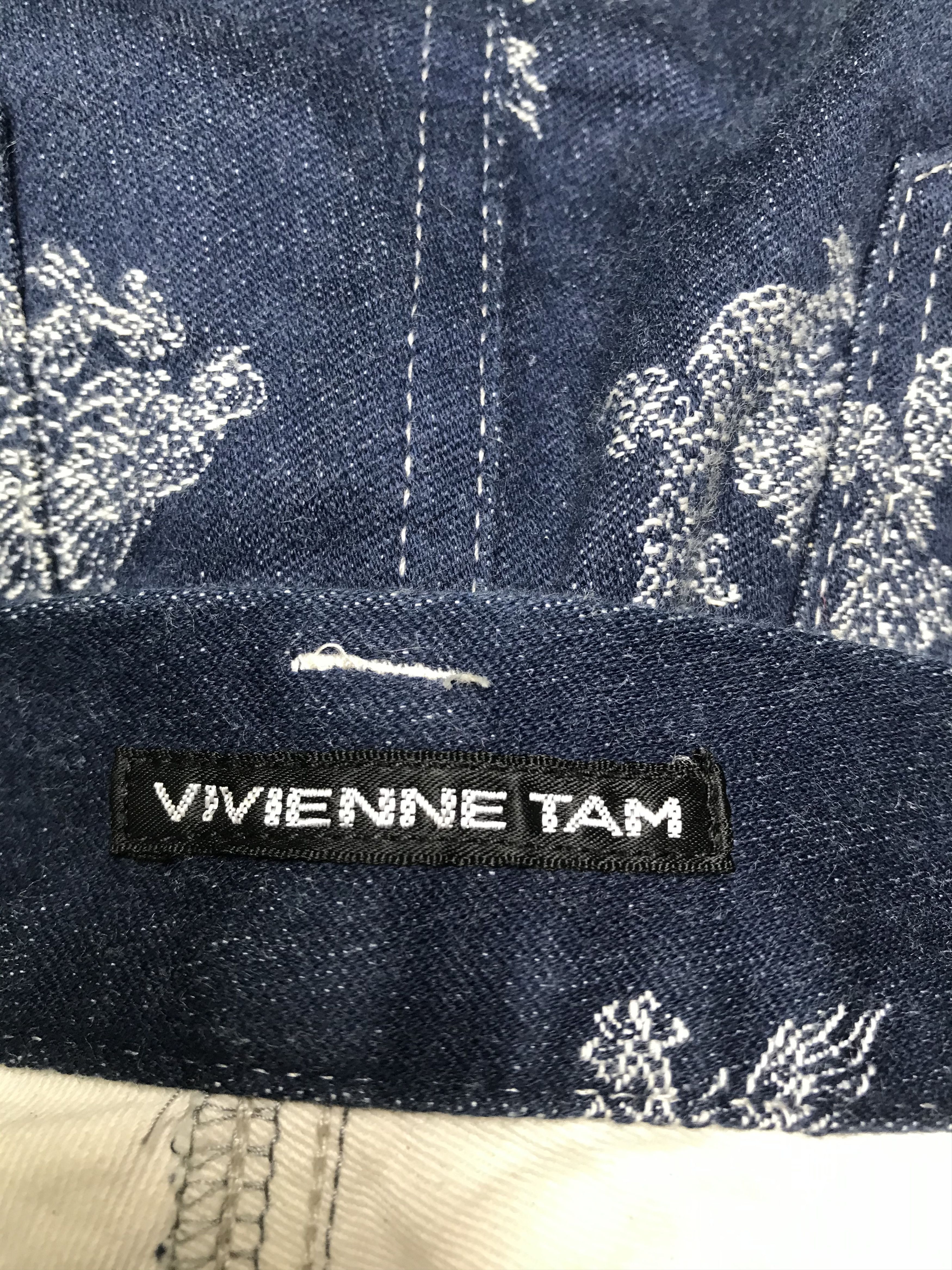 Vivienne Tam Vivienne Tam Dragon Full Print Skirt Size 29" - 3 Thumbnail