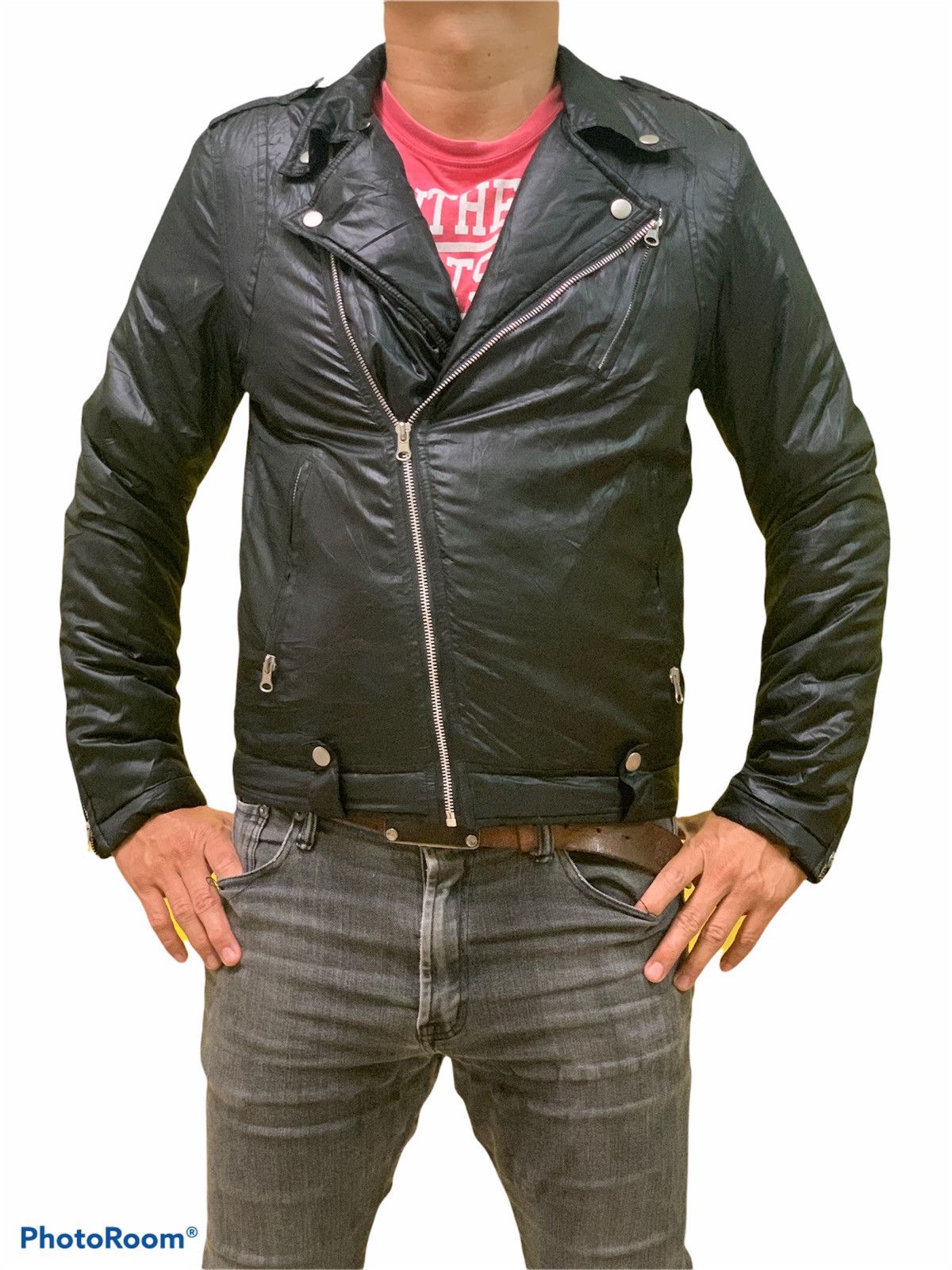 Japanese Brand Third Row black light jacket LIkE motorcyle jacket Size US M / EU 48-50 / 2 - 7 Thumbnail