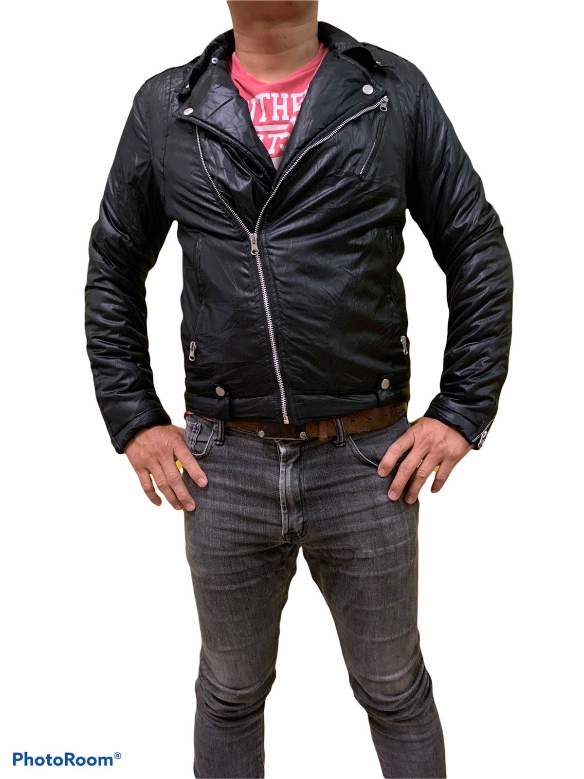 Japanese Brand Third Row black light jacket LIkE motorcyle jacket Size US M / EU 48-50 / 2 - 1 Thumbnail