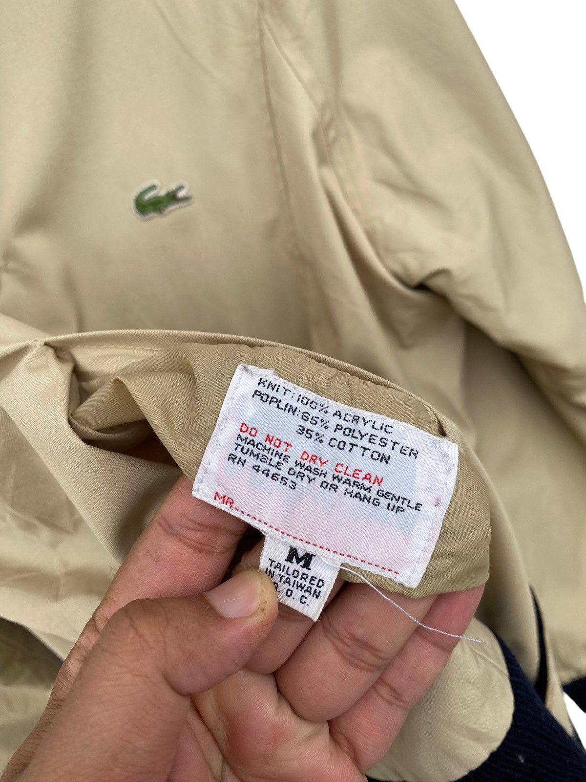 Lacoste Vintage Lacoste Reversible Bomber Jacket Size US L / EU 52-54 / 3 - 8 Thumbnail