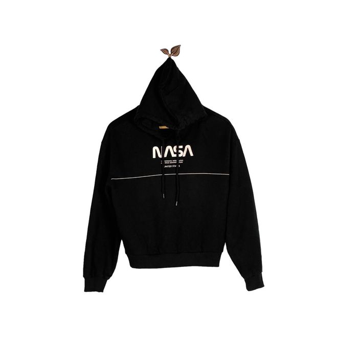 H&m nasa hoodie discount black