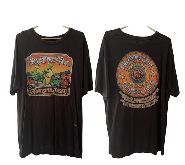 Vintage 50 years of Grateful dead Fare Thee Well 2015 tour | Grailed