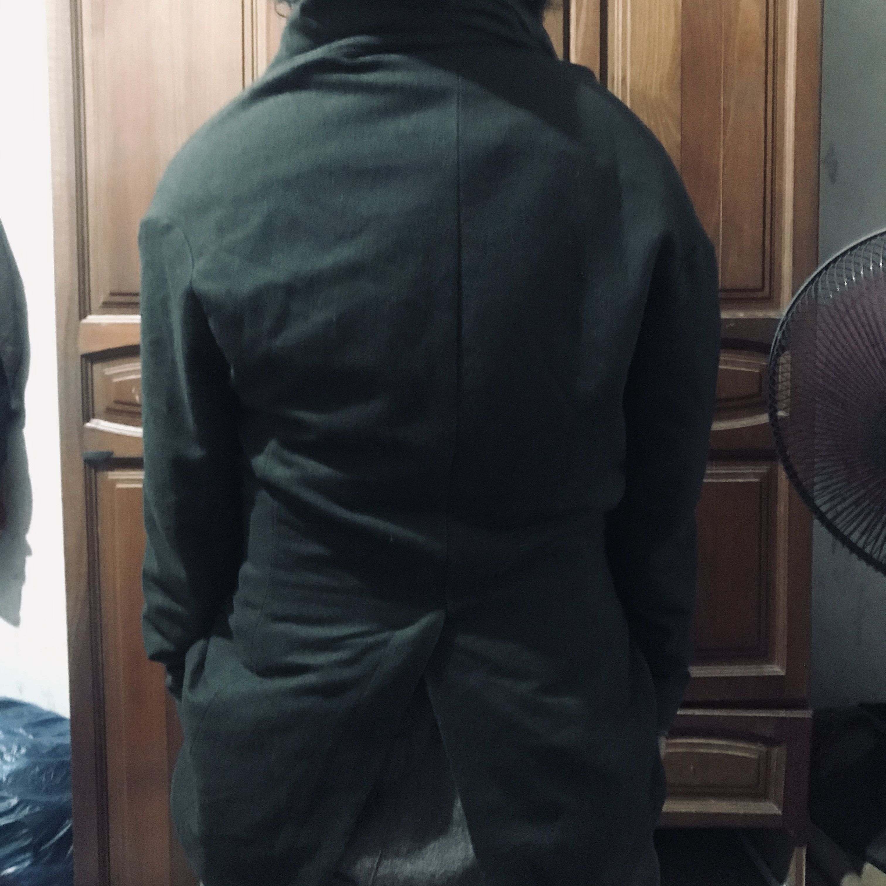 Julius Julius AW 06 Collection Avant Garde Angora Drape Coat Size US L / EU 52-54 / 3 - 2 Thumbnail