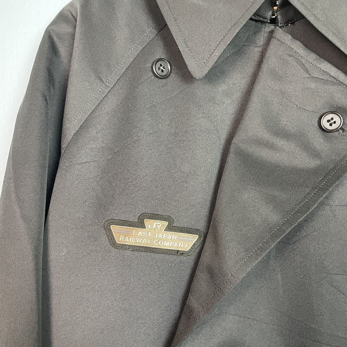 Japanese Brand × Vintage East Japan Railway Company Trench Coat Size US XL / EU 56 / 4 - 7 Thumbnail