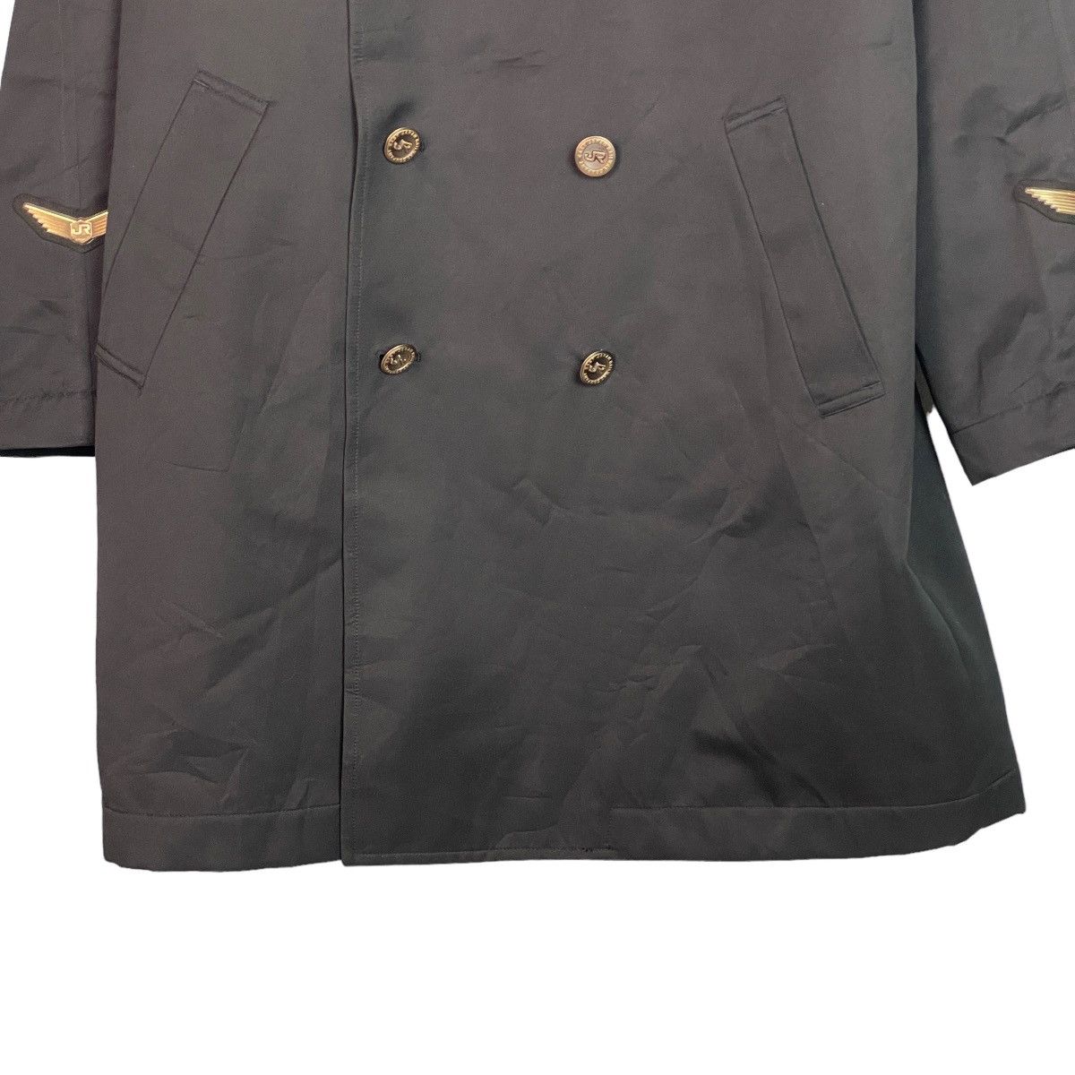 Japanese Brand × Vintage East Japan Railway Company Trench Coat Size US XL / EU 56 / 4 - 5 Thumbnail
