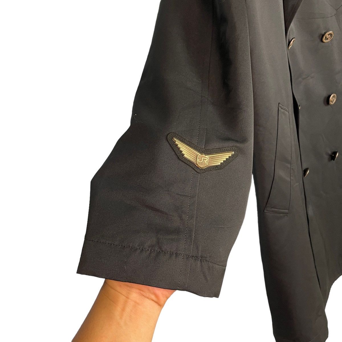 Japanese Brand × Vintage East Japan Railway Company Trench Coat Size US XL / EU 56 / 4 - 6 Thumbnail