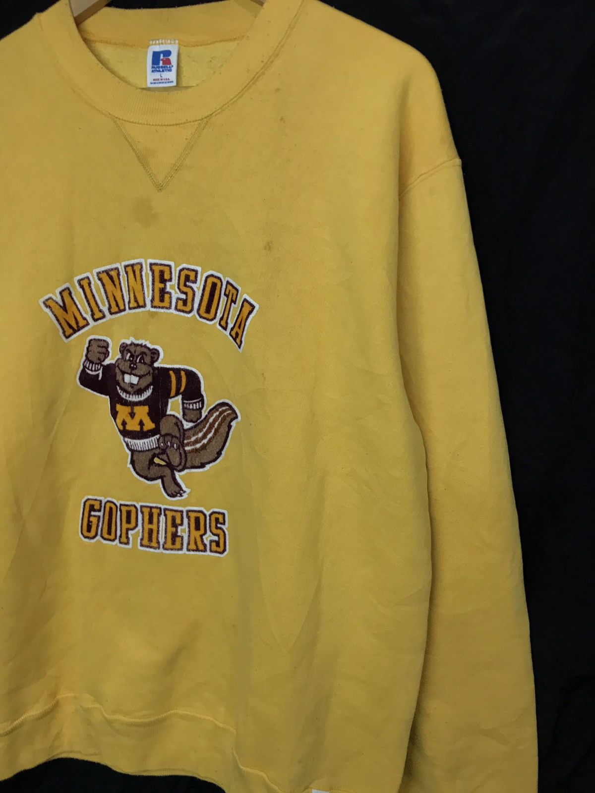 Russell Athletic × Vintage Vintage Minnesota Gophers Running Sweatshirt Size US L / EU 52-54 / 3 - 5 Thumbnail