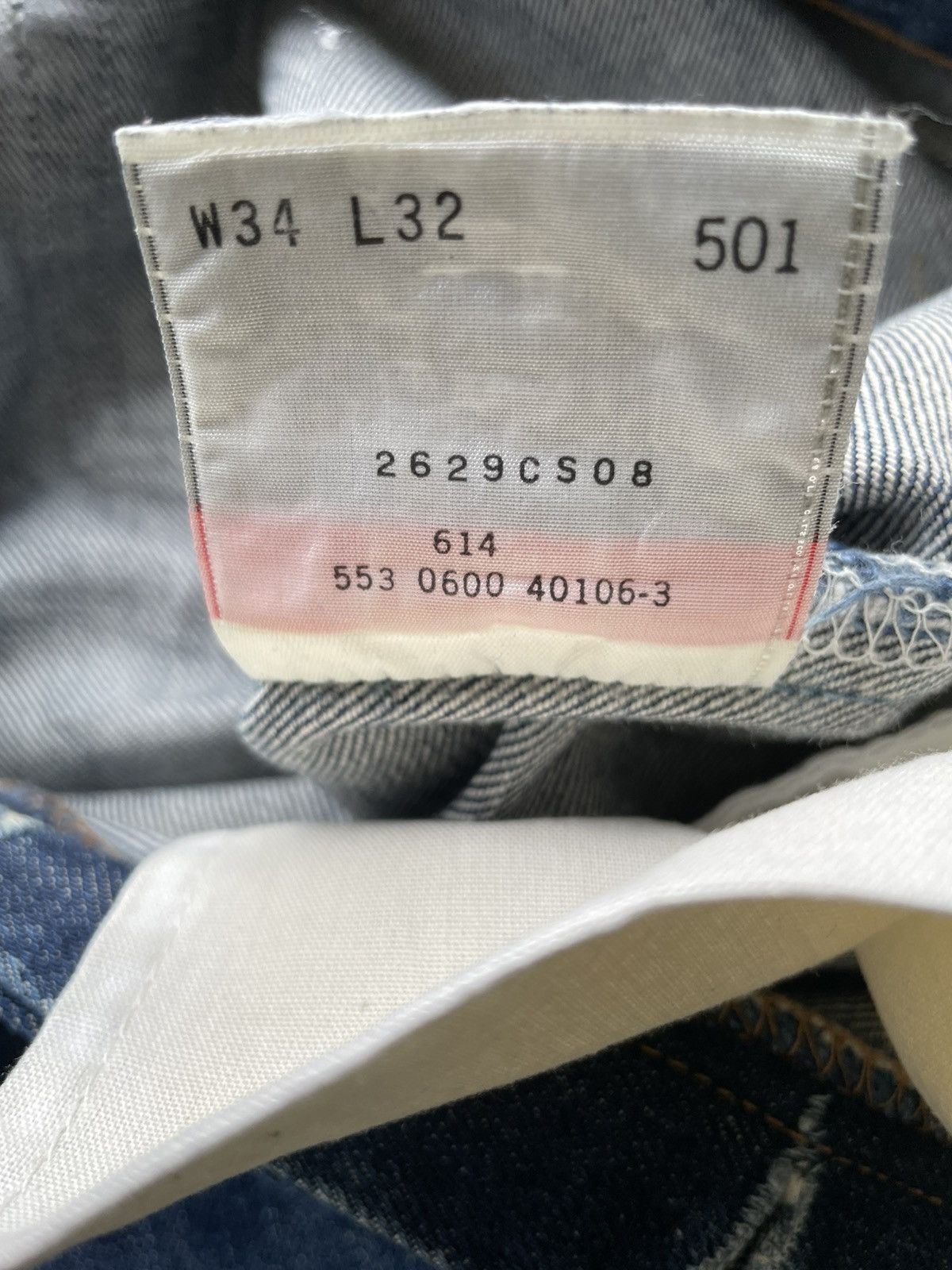 Levi's Vintage Levis 501 2000 USA Faded Wash Denim Size US 33 - 13 Thumbnail