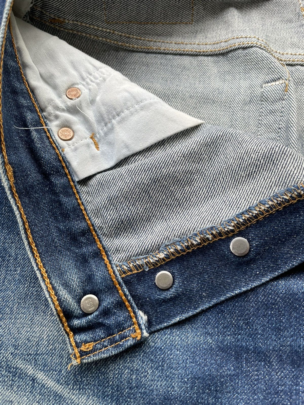 Levi's Vintage Levis 501 2000 USA Faded Wash Denim Size US 33 - 16 Thumbnail