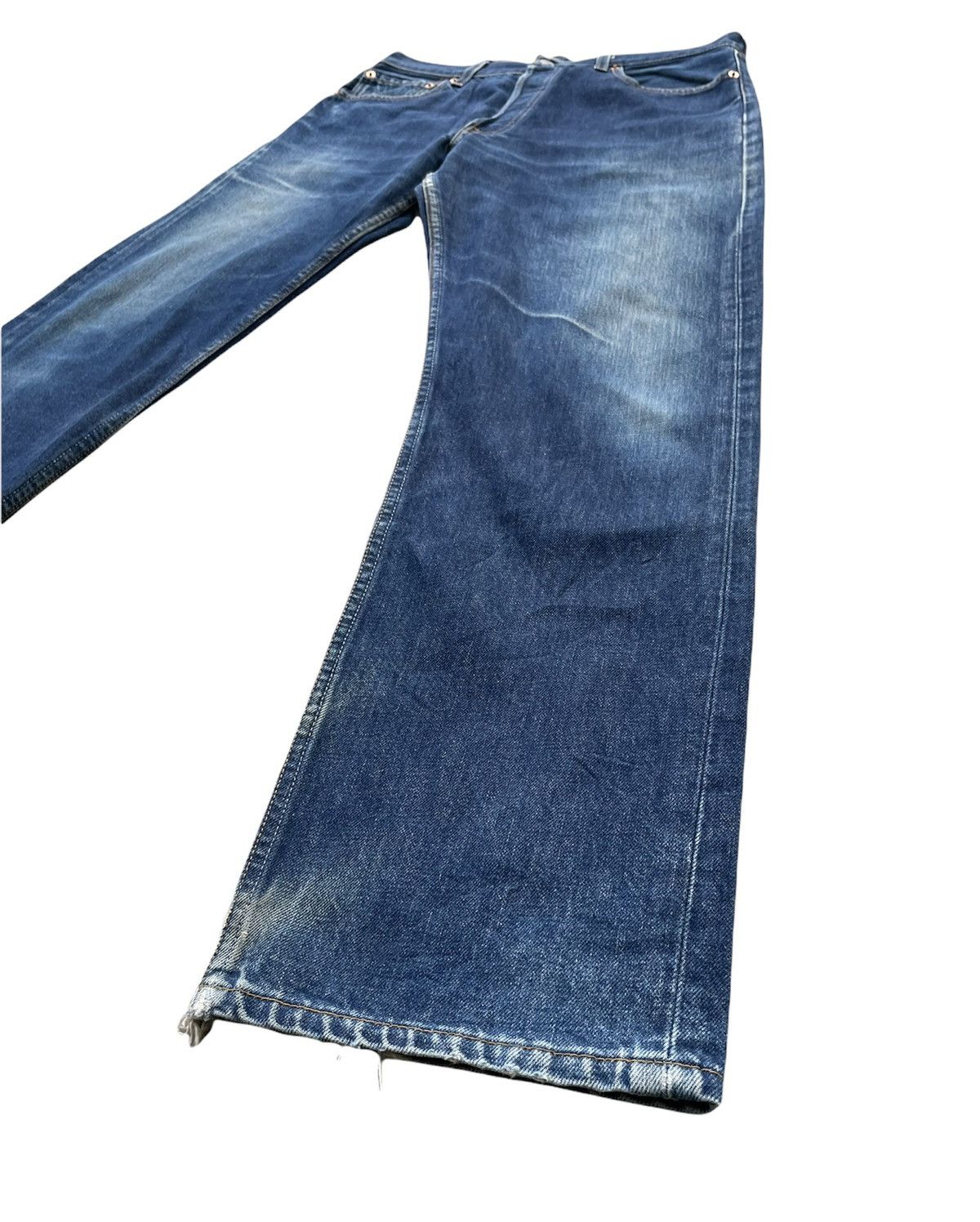 Levi's Vintage Levis 501 2000 USA Faded Wash Denim Size US 33 - 2 Thumbnail