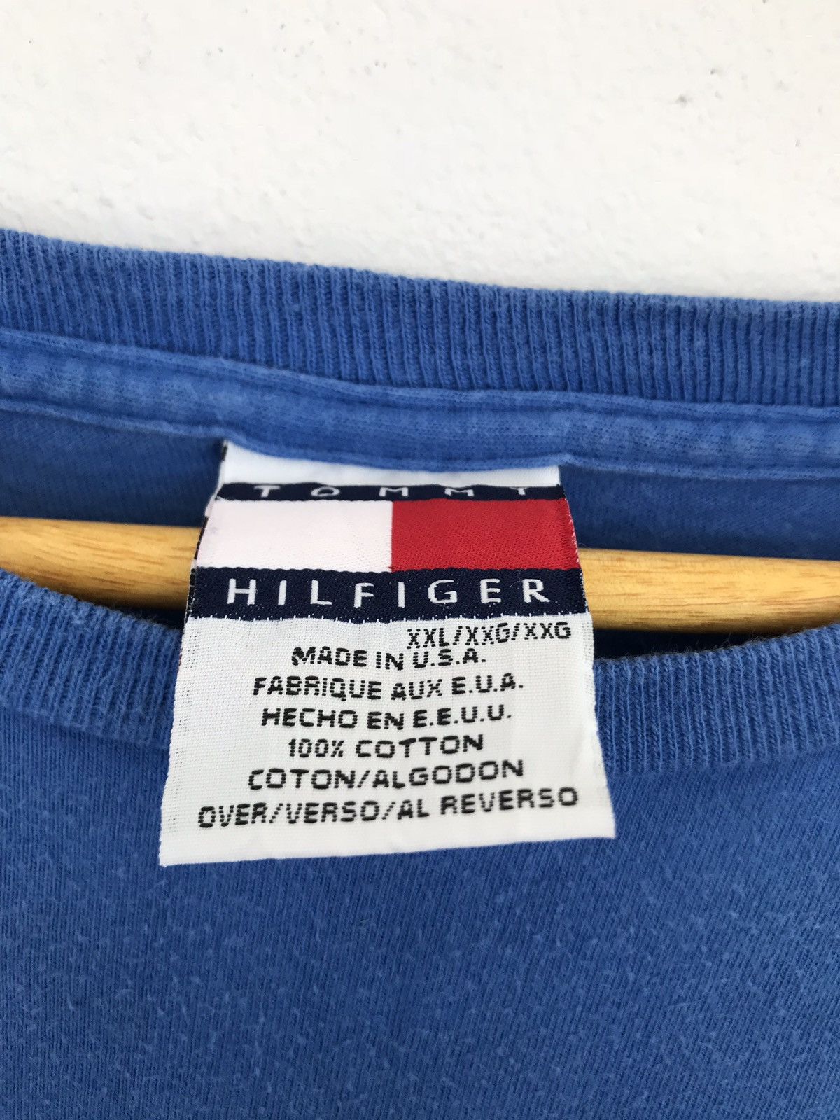 Tommy Hilfiger × Vintage Vintage Oversize tommy hilfiger logo shirt Size US XXL / EU 58 / 5 - 5 Thumbnail
