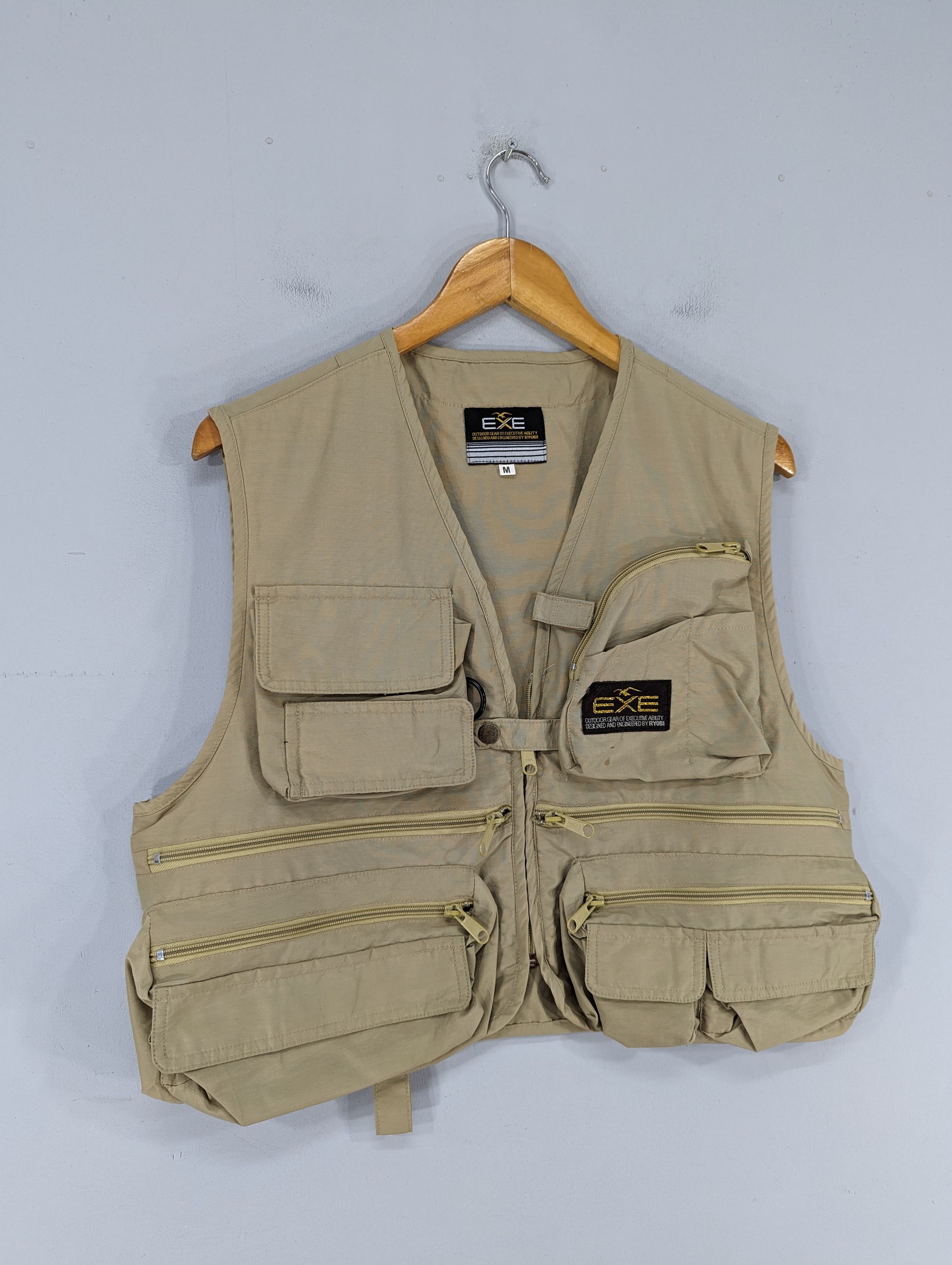 Japanese Brand 💥RARE💥Vintage 90s Exe By Ryobi Fishing Vest Jacket Size US M / EU 48-50 / 2 - 2 Thumbnail