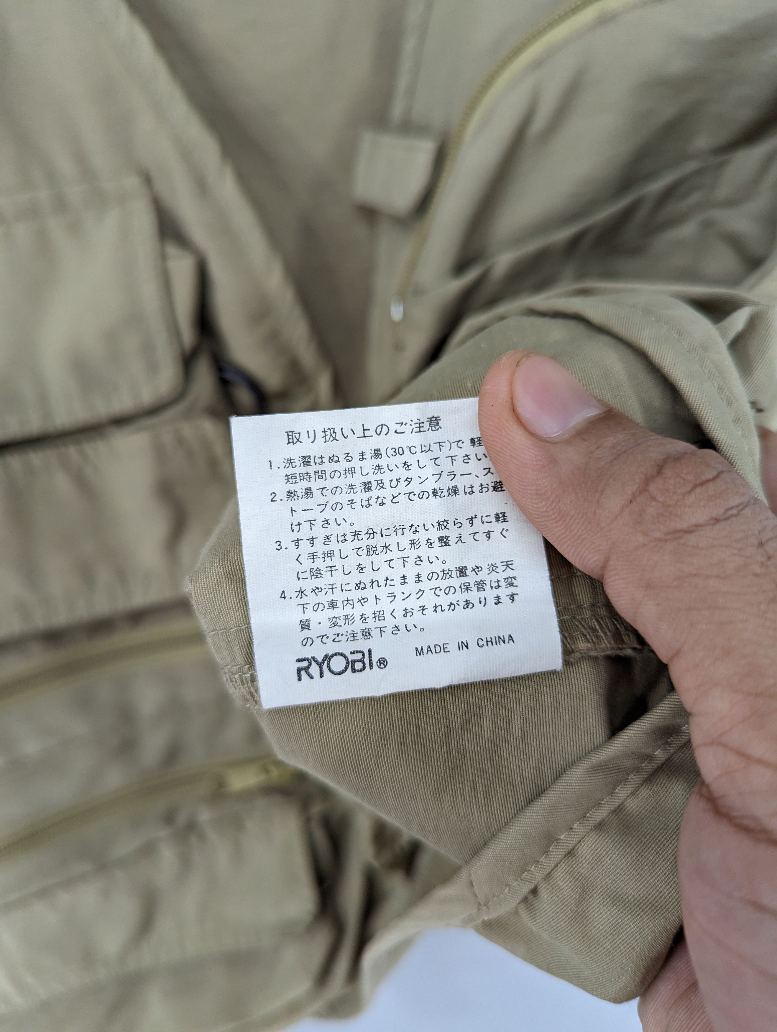 Japanese Brand 💥RARE💥Vintage 90s Exe By Ryobi Fishing Vest Jacket Size US M / EU 48-50 / 2 - 9 Thumbnail