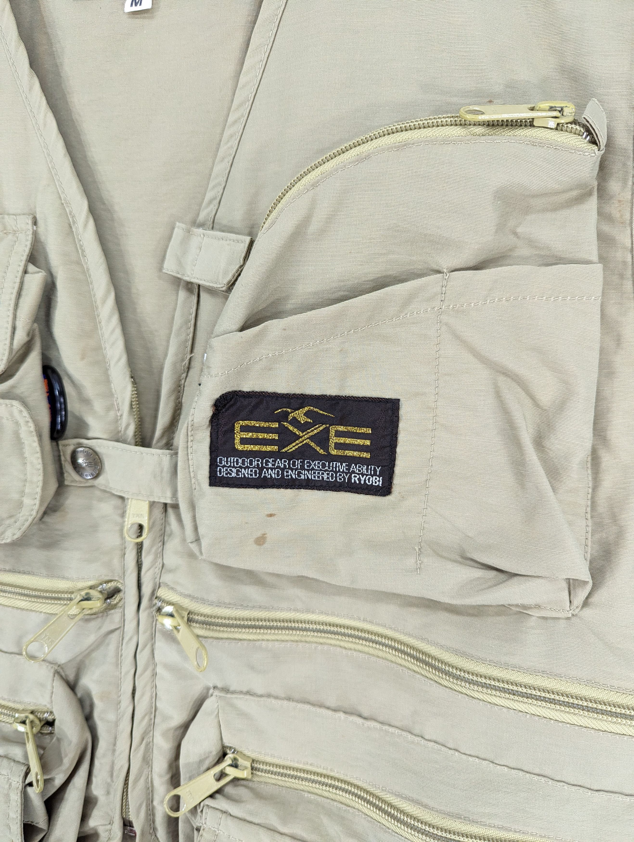 Japanese Brand 💥RARE💥Vintage 90s Exe By Ryobi Fishing Vest Jacket Size US M / EU 48-50 / 2 - 6 Thumbnail